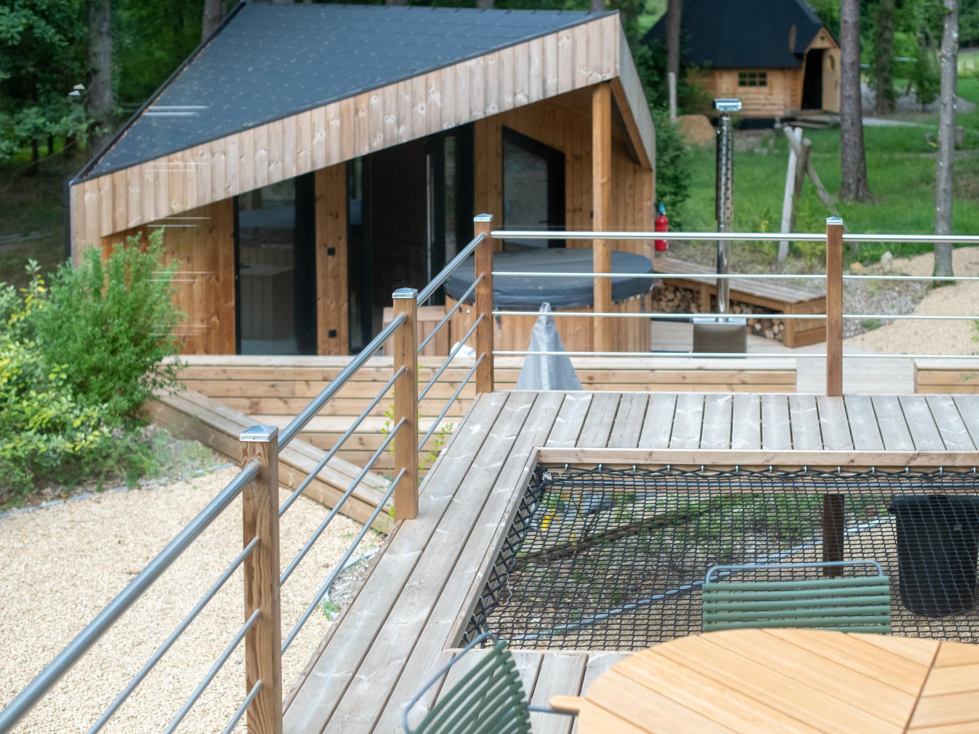 Uniek design vakantiehuis met wellness in rustige Ardense bossen bij Biron - foto 7