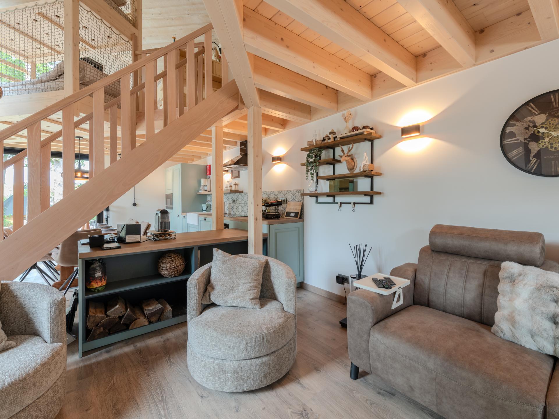 Uniek design vakantiehuis met wellness in rustige Ardense bossen bij Biron - foto 20