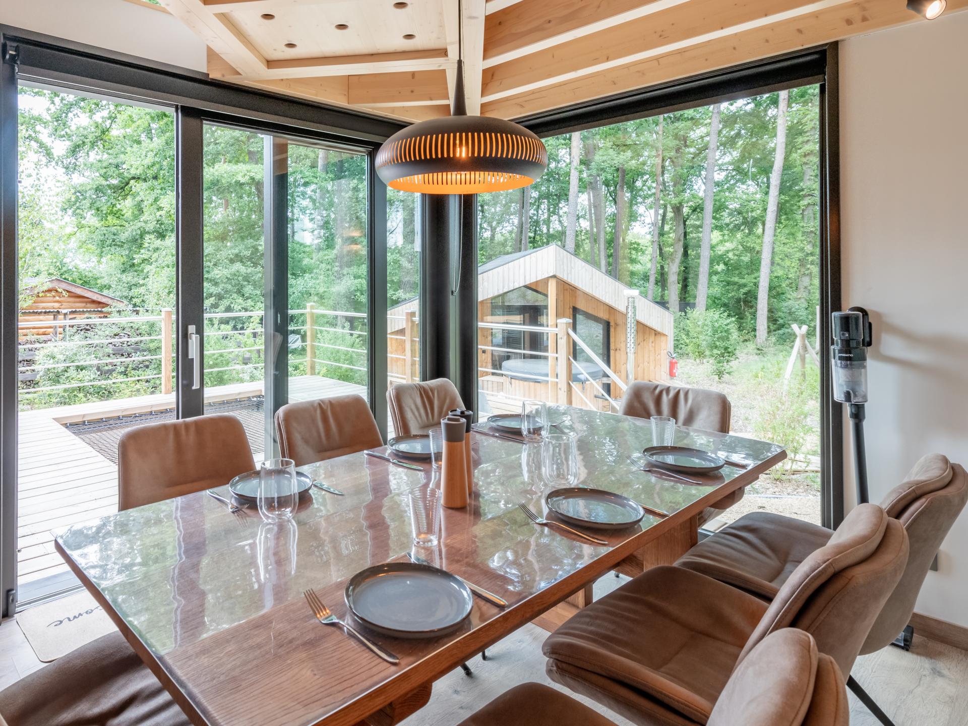 Uniek design vakantiehuis met wellness in rustige Ardense bossen bij Biron - foto 5