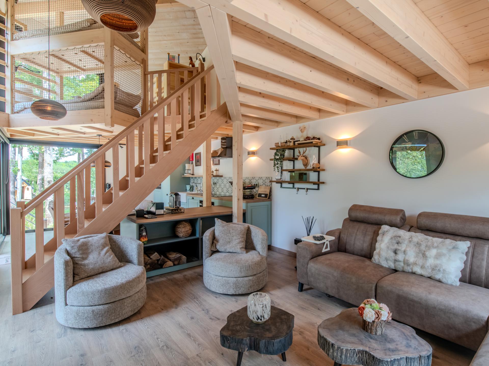Uniek design vakantiehuis met wellness in rustige Ardense bossen bij Biron - foto 10