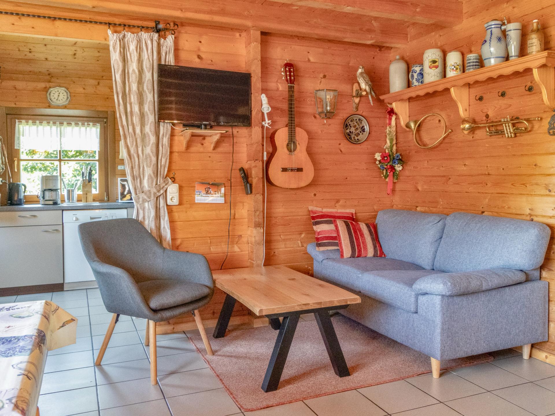 Authentiek houten vakantiehuis voor 12 personen aan de rand van het Thüringer Woud - foto 6