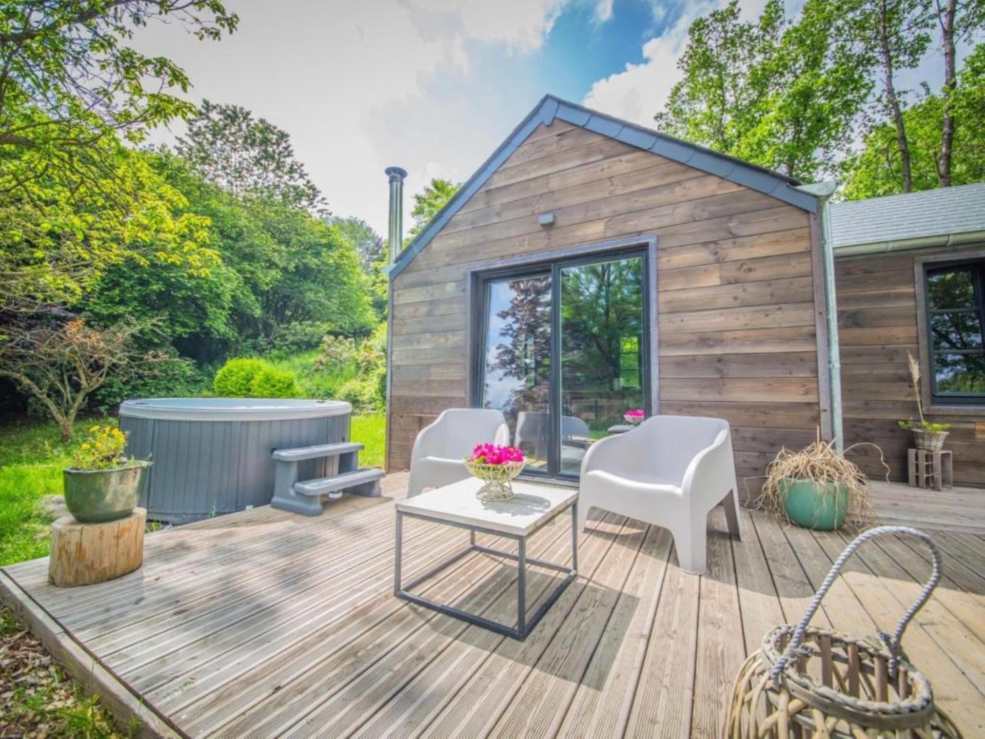 Romantisch chalet met privéspa en panoramisch uitzicht in Ferrières - foto 15