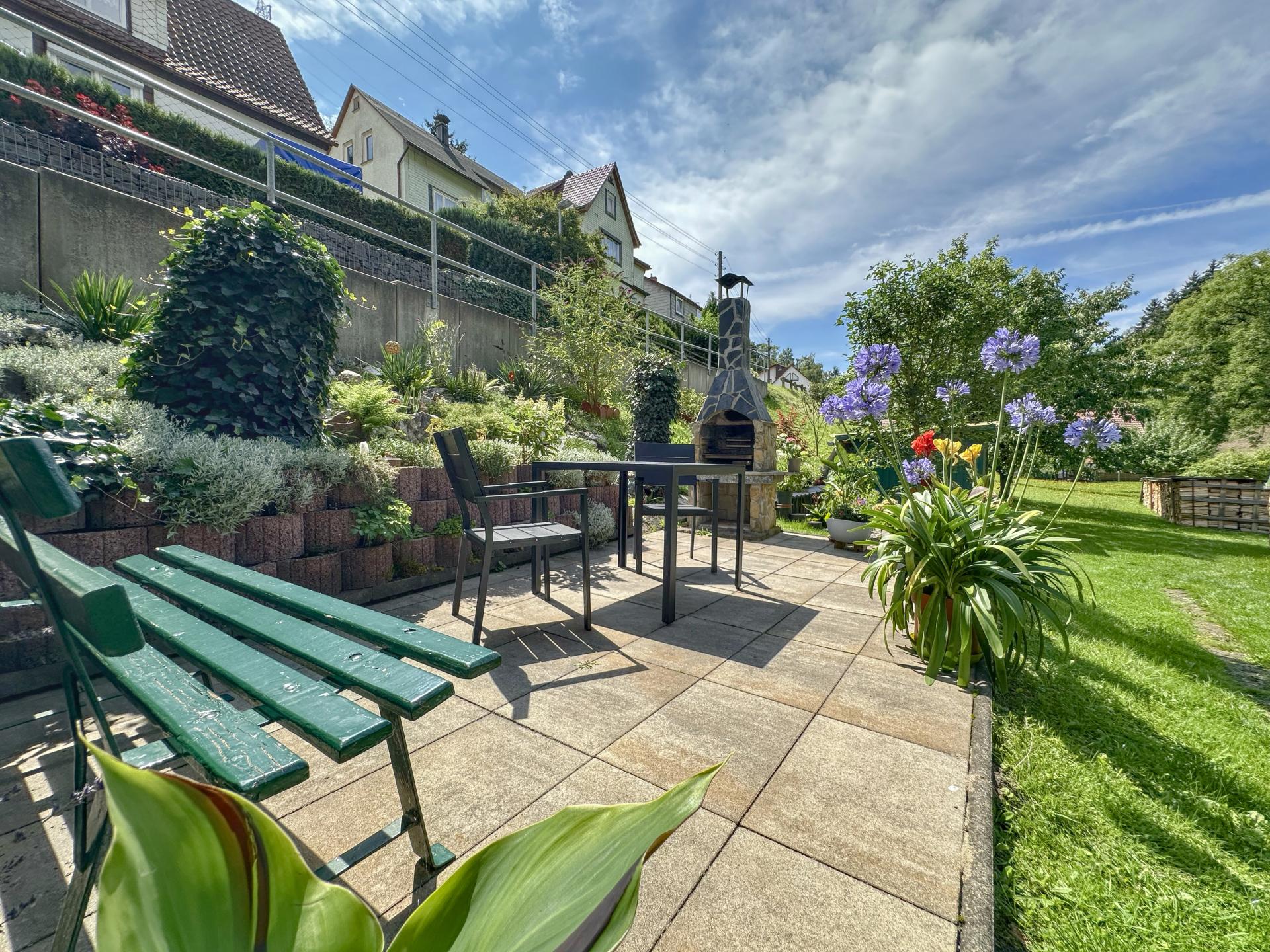 Vrijstaand vakantiehuis met balkon en tuin in het Thüringer Woud - foto 13