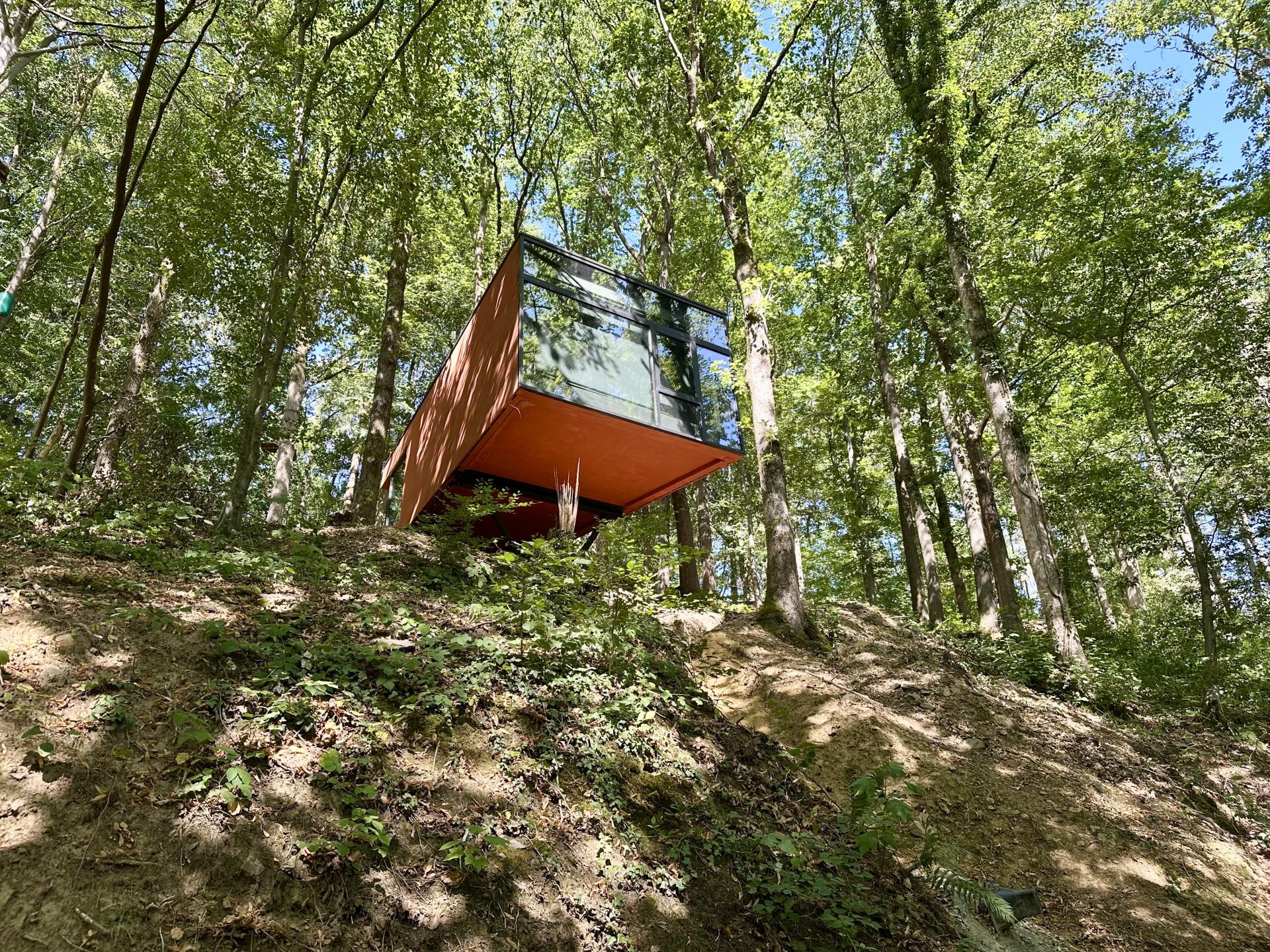 Vrijstaande boomhut voor 2 personen in centrum La Roche en Ardenne - foto 4
