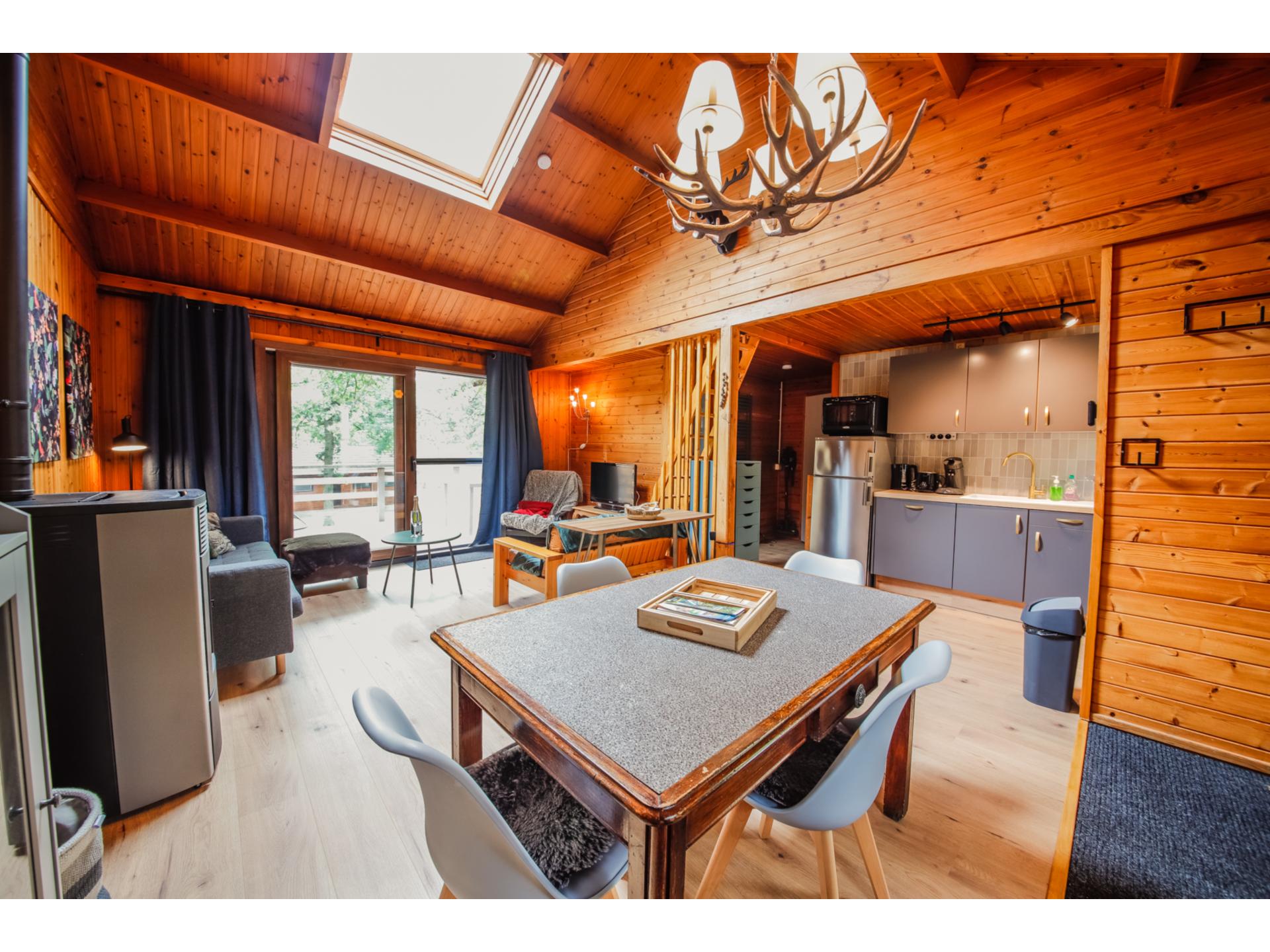Knus chalet voor 5 in de bossen bij Heure, Ardennen - foto 1