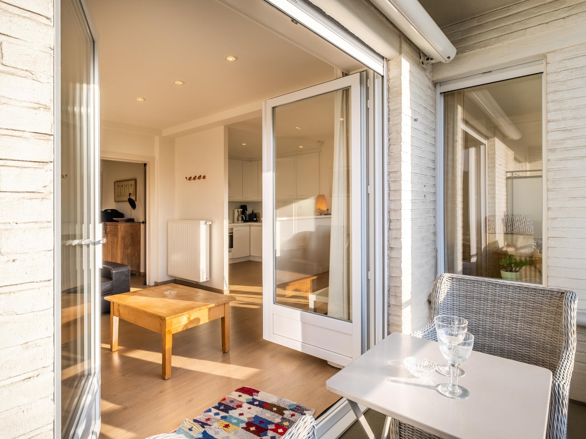 Modern appartement in centrum Koksijde met balkon, 150m van strand - foto 10