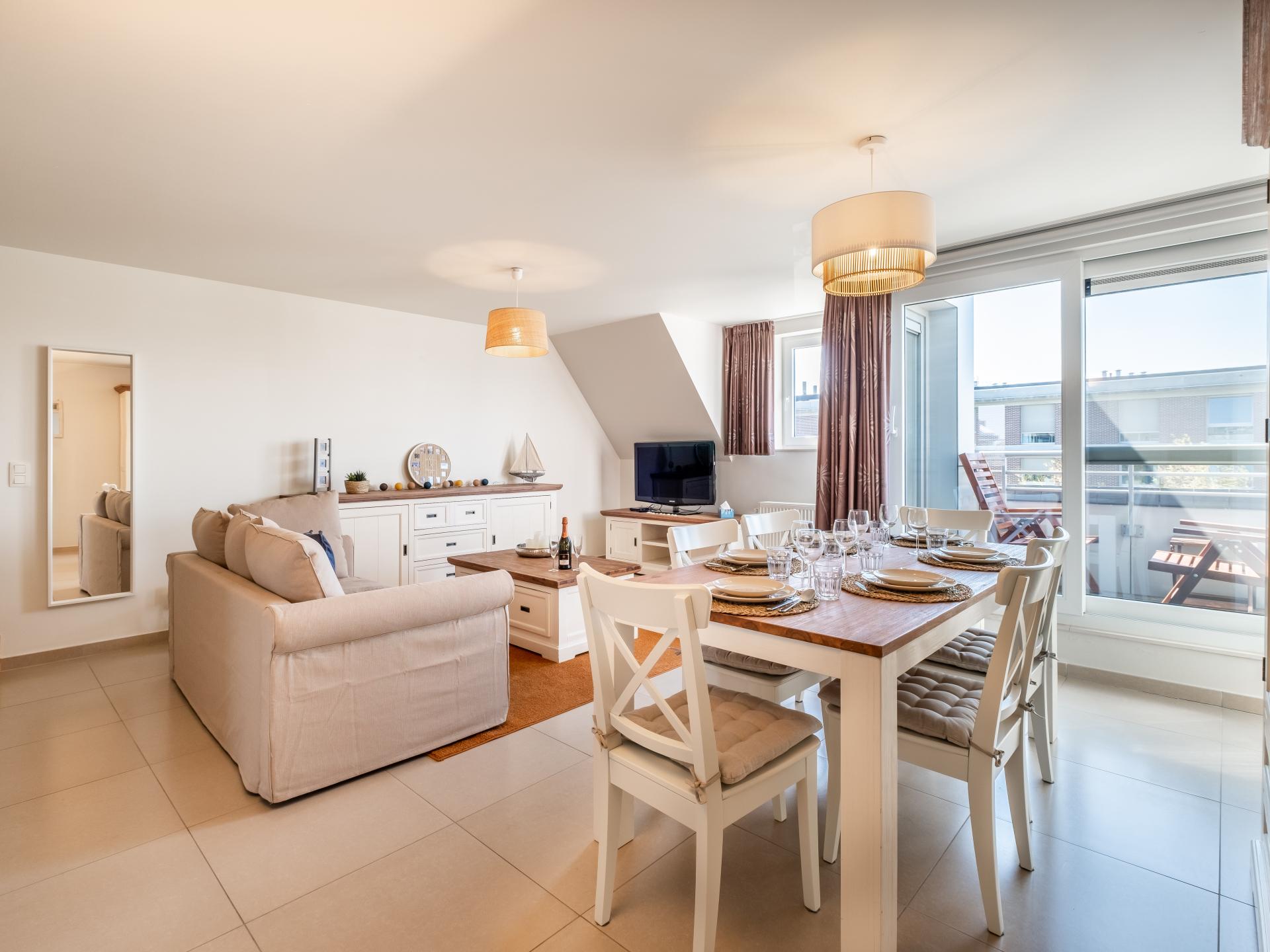 Duplex appartement in hartje Koksijde, 700 m van zee (6 pers.) - foto 1