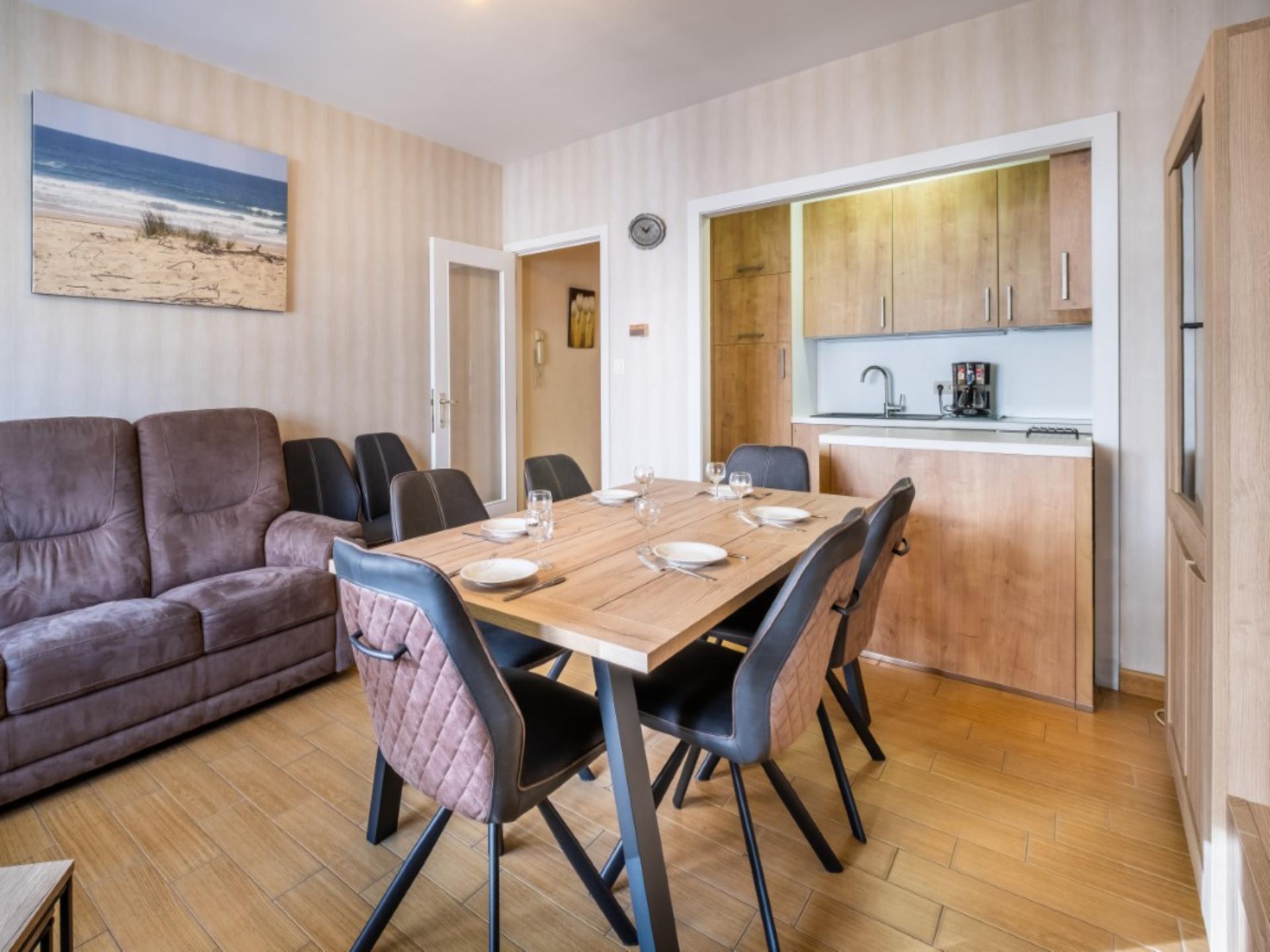 Aan zee: 6-persoons appartement met zeezicht in Sint-Idesbald - foto 3