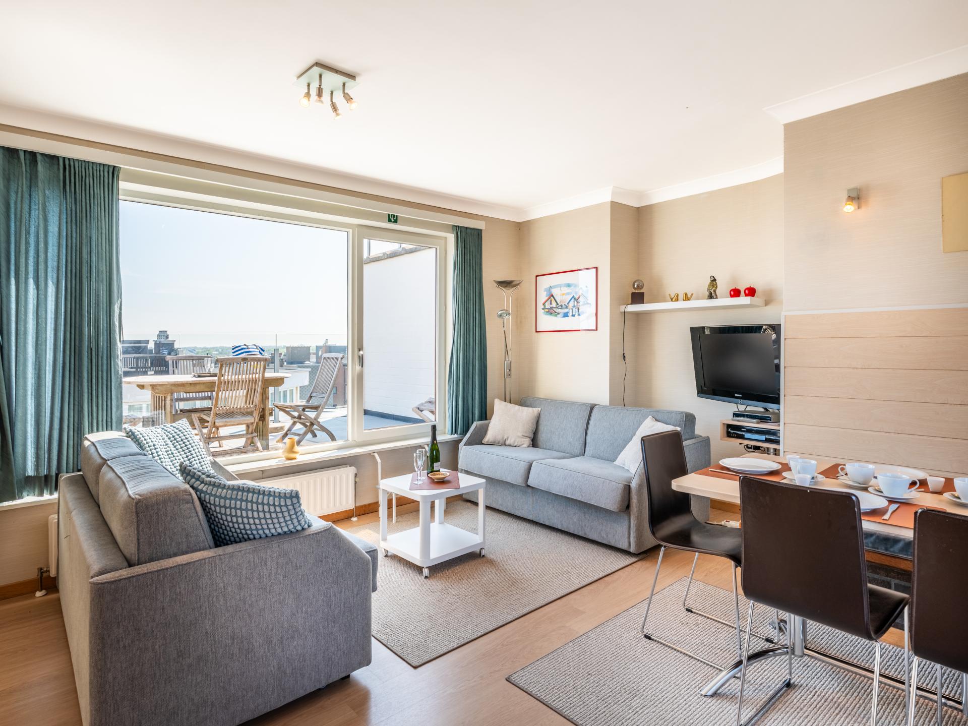 Appartement in het centrum van Koksijde met zeezicht en terras - foto 2