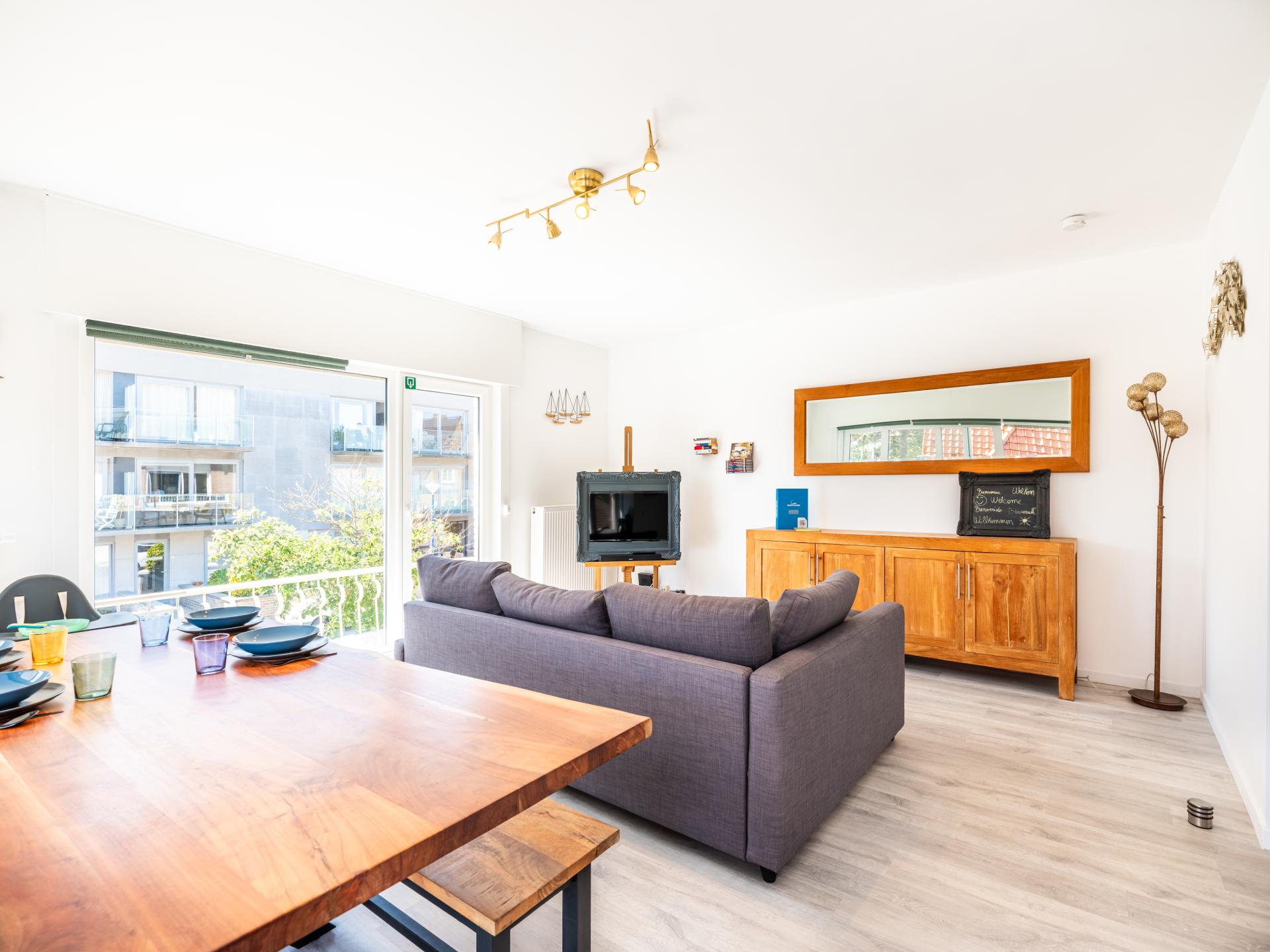 Licht appartement in centrum Koksijde, 500m van strand - foto 2