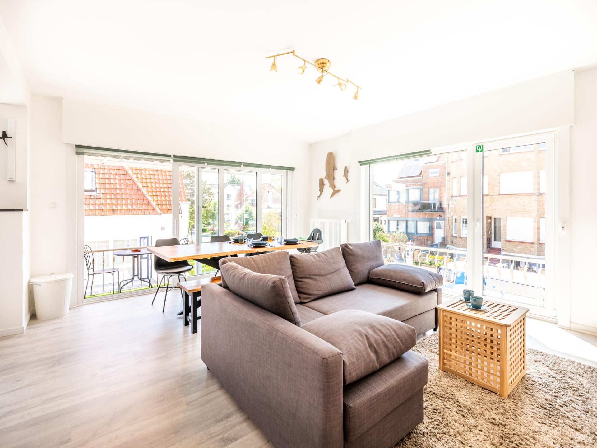 Licht appartement in centrum Koksijde, 500m van strand - foto 1