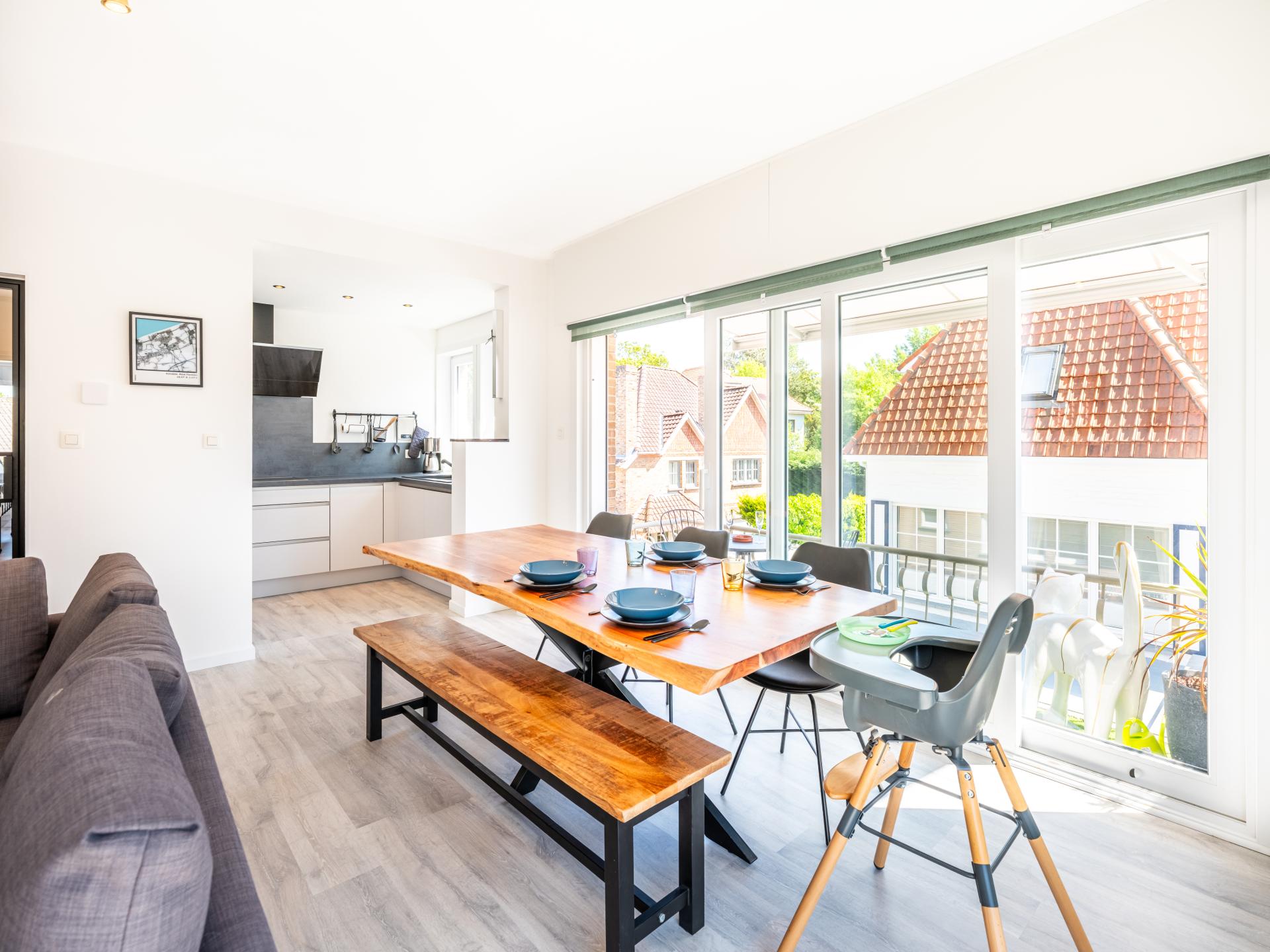 Licht appartement in centrum Koksijde, 500m van strand - foto 5