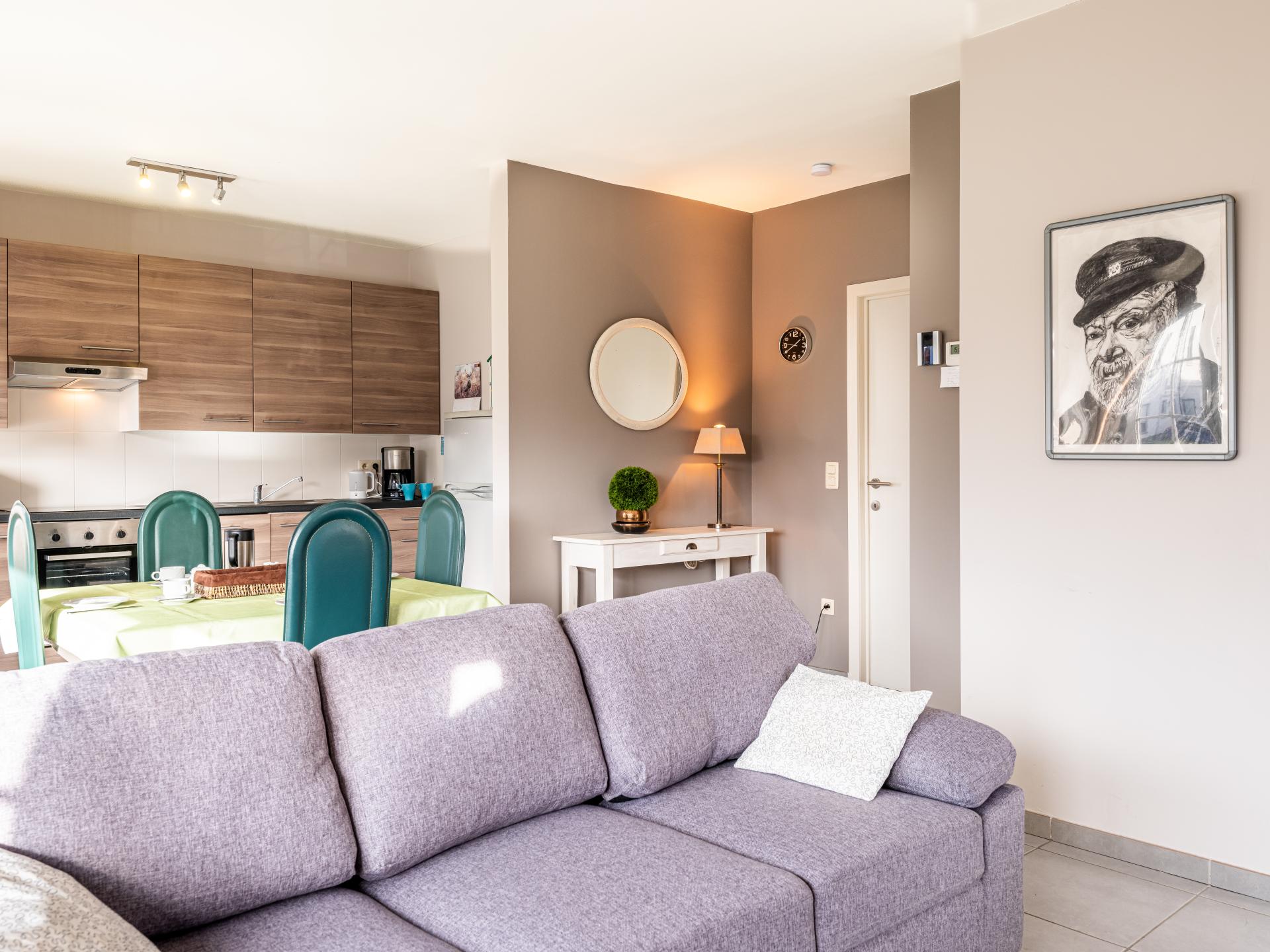 6-persoons appartement met terras in centrum Koksijde, 500 m van zee - foto 11