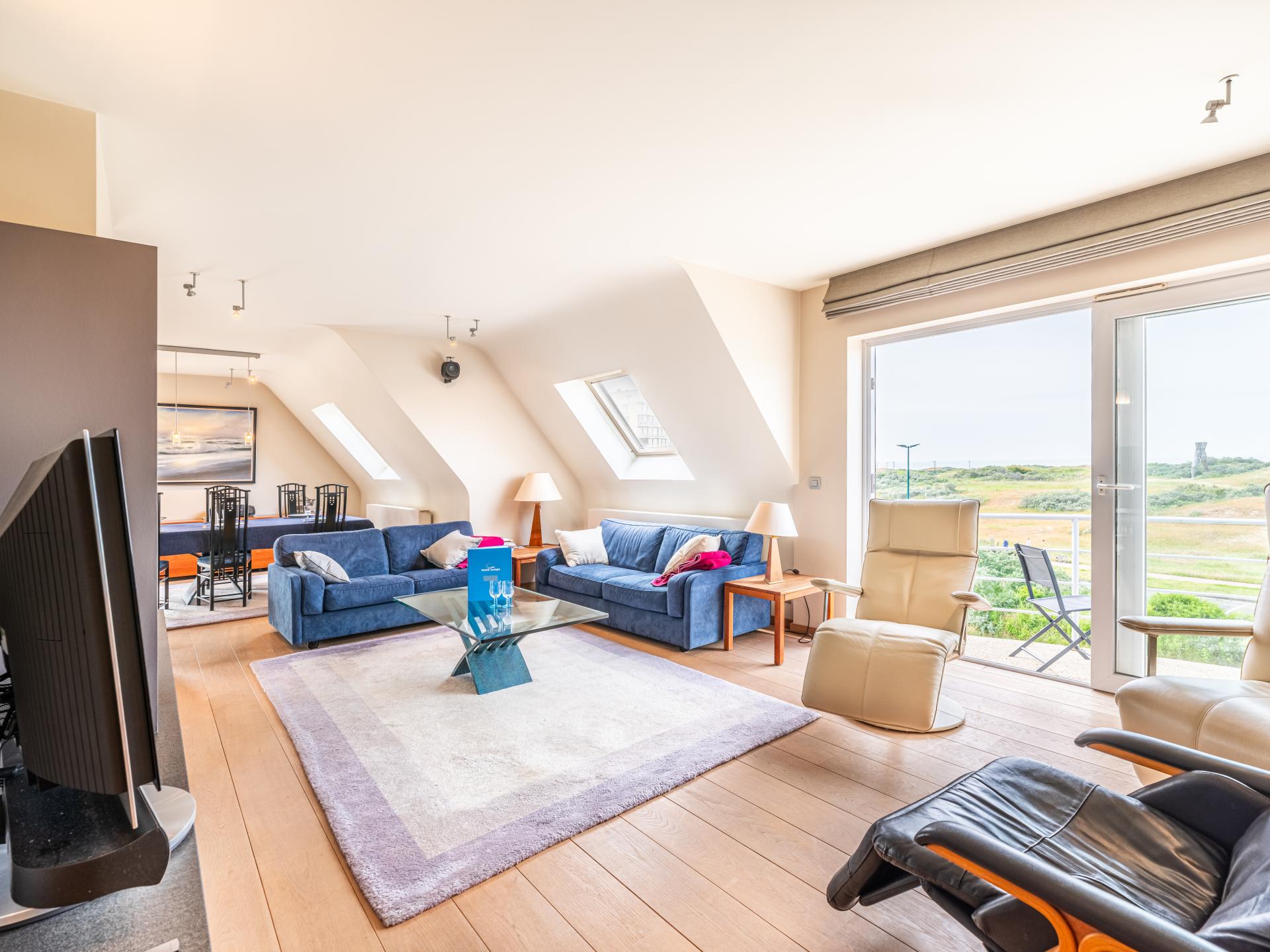 Ruim duplex appartement met zeezicht op 100m van het strand in De Panne - foto 2