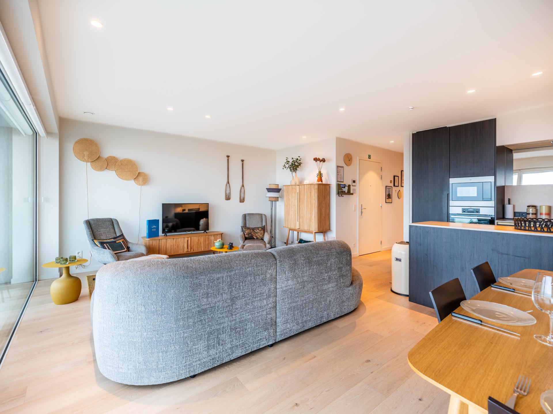 Luxe appartement op de dijk met panoramisch zeezicht in Sint-Idesbald - foto 8