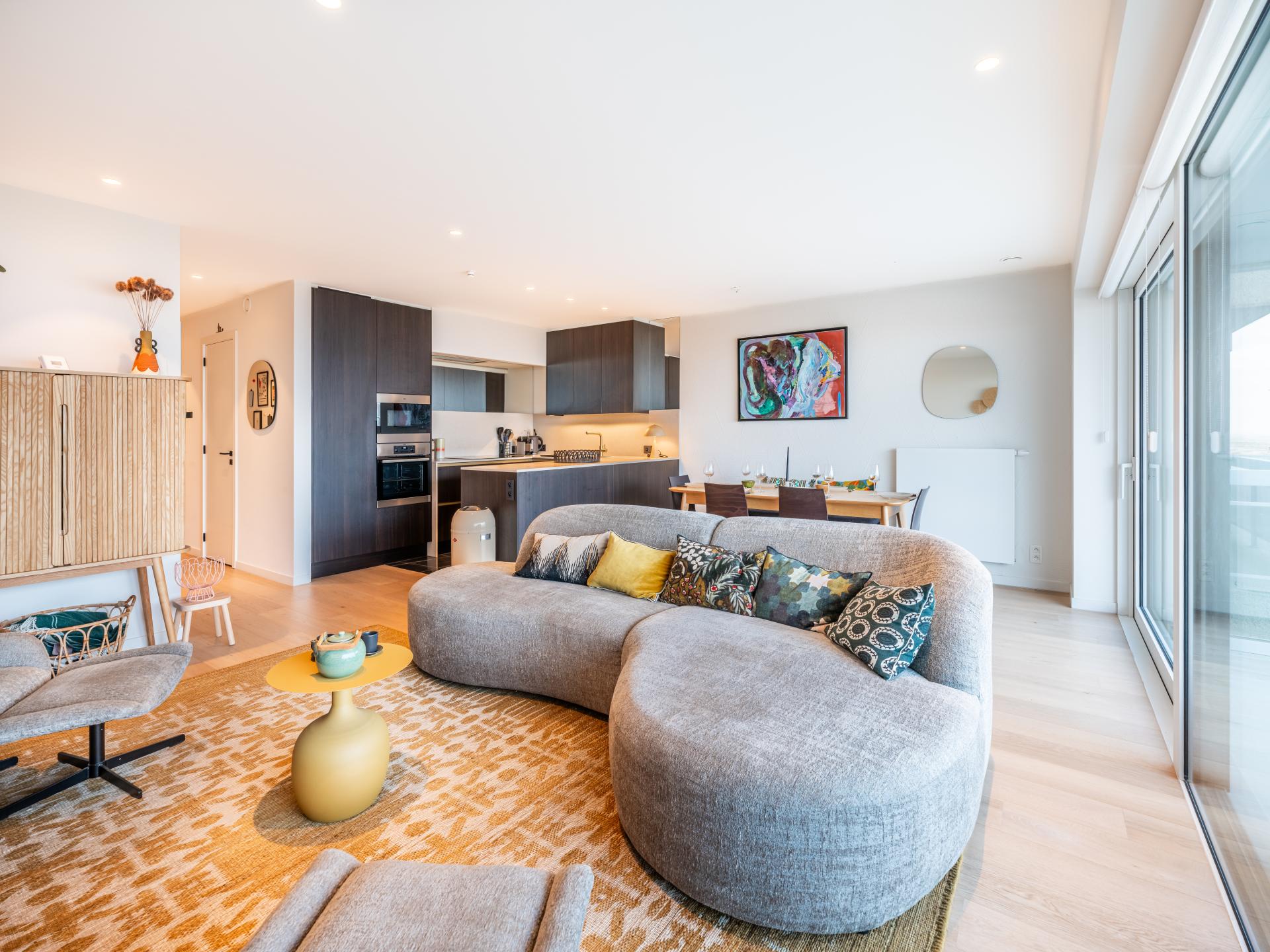 Luxe appartement op de dijk met panoramisch zeezicht in Sint-Idesbald - foto 3