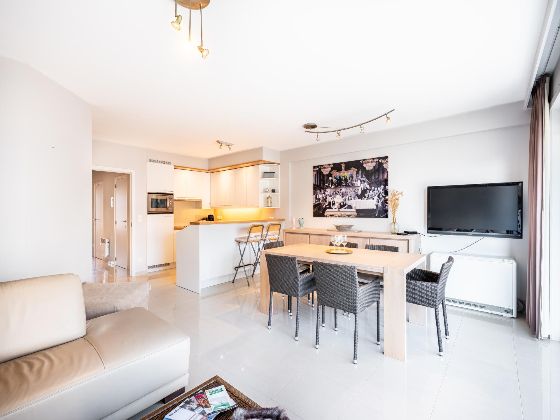 Appartement in het centrum van Koksijde met lateraal zeezicht - foto 4