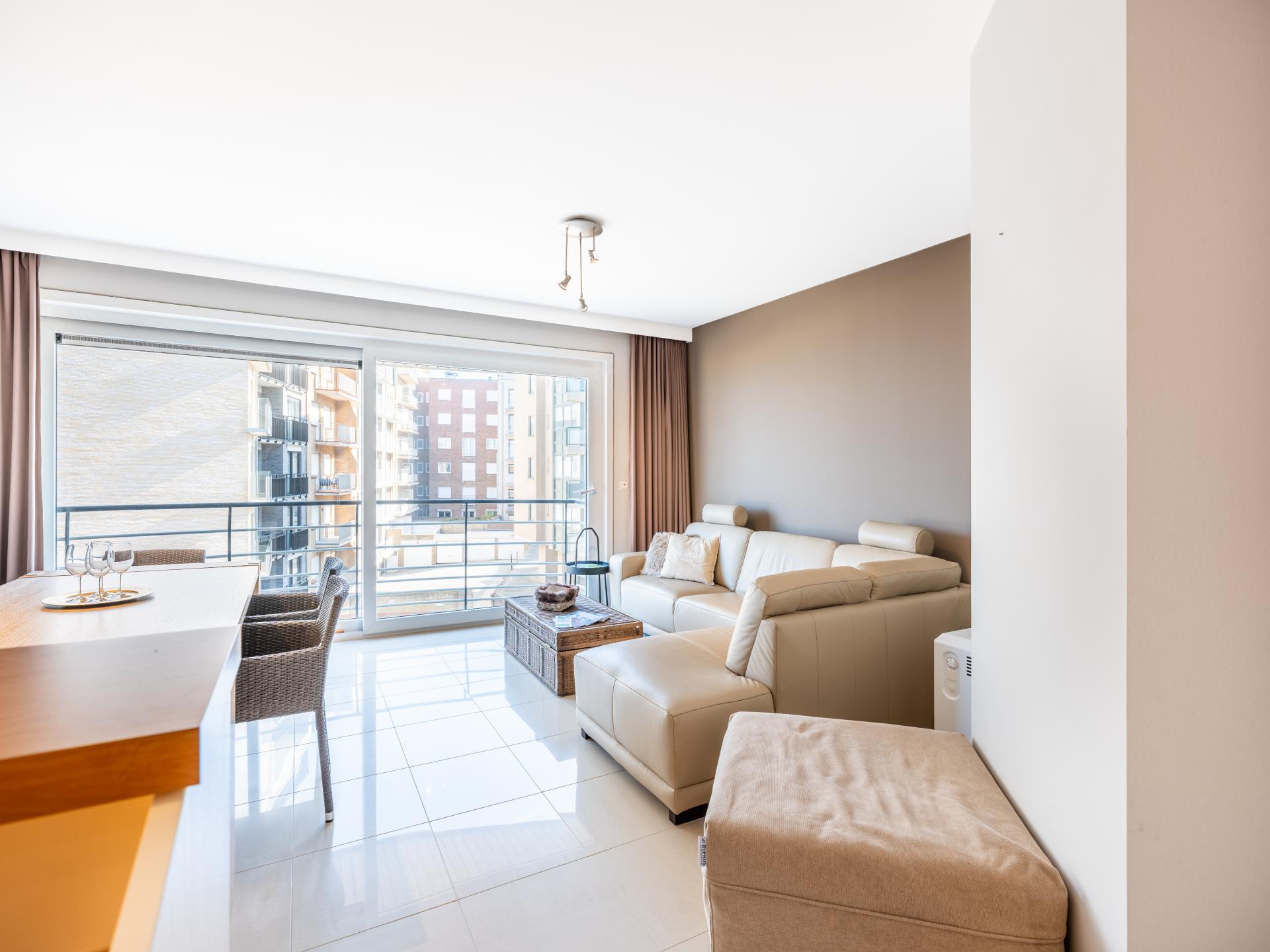 Appartement in het centrum van Koksijde met lateraal zeezicht - foto 1
