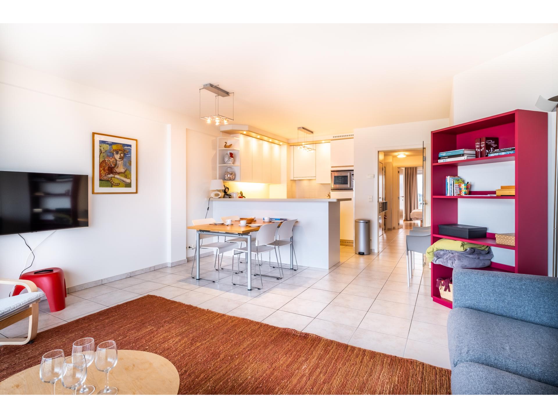 Licht appartement op de zeedijk met frontaal zeezicht voor 4 personen - foto 3