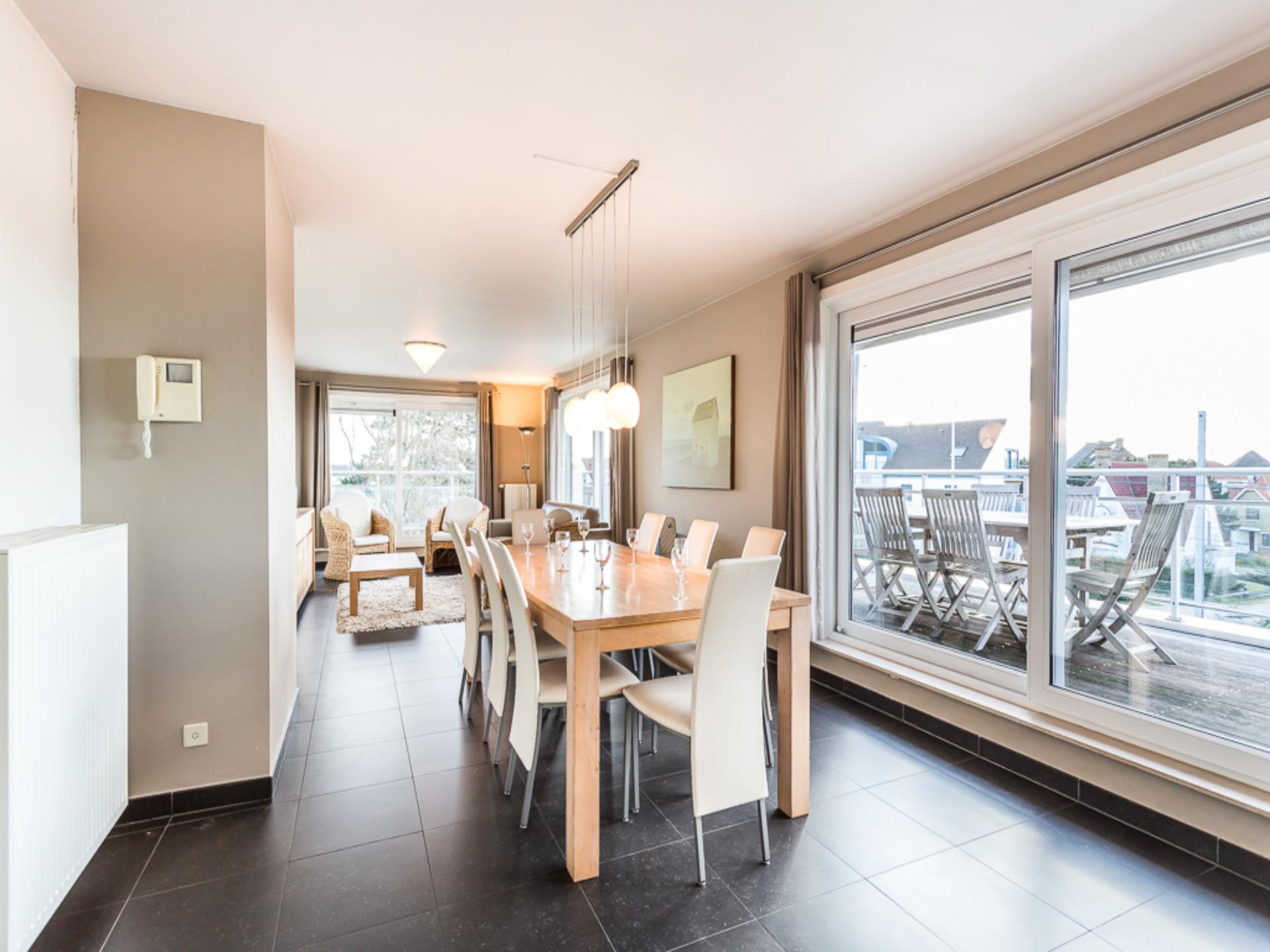 Op 350 m van zee: modern 6-persoons penthouse in Koksijde - foto 1