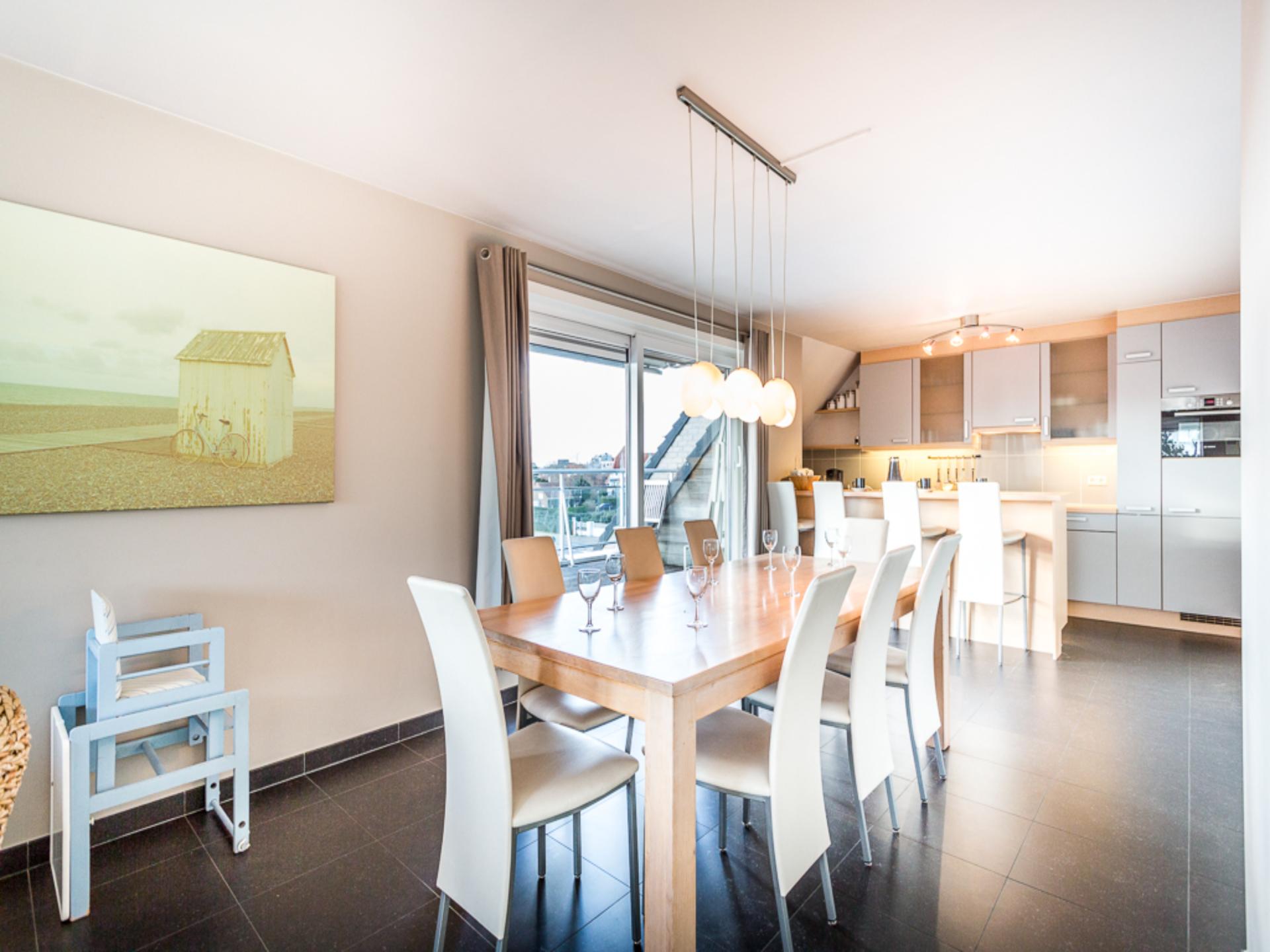Op 350 m van zee: modern 6-persoons penthouse in Koksijde - foto 8