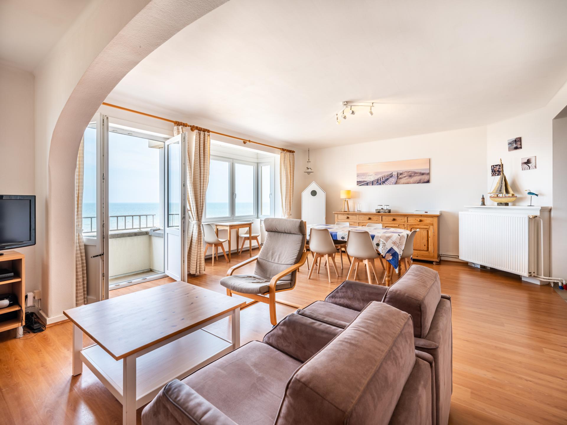 Familieappartement met zeezicht op de dijk van Koksijde voor 8 personen - foto 7