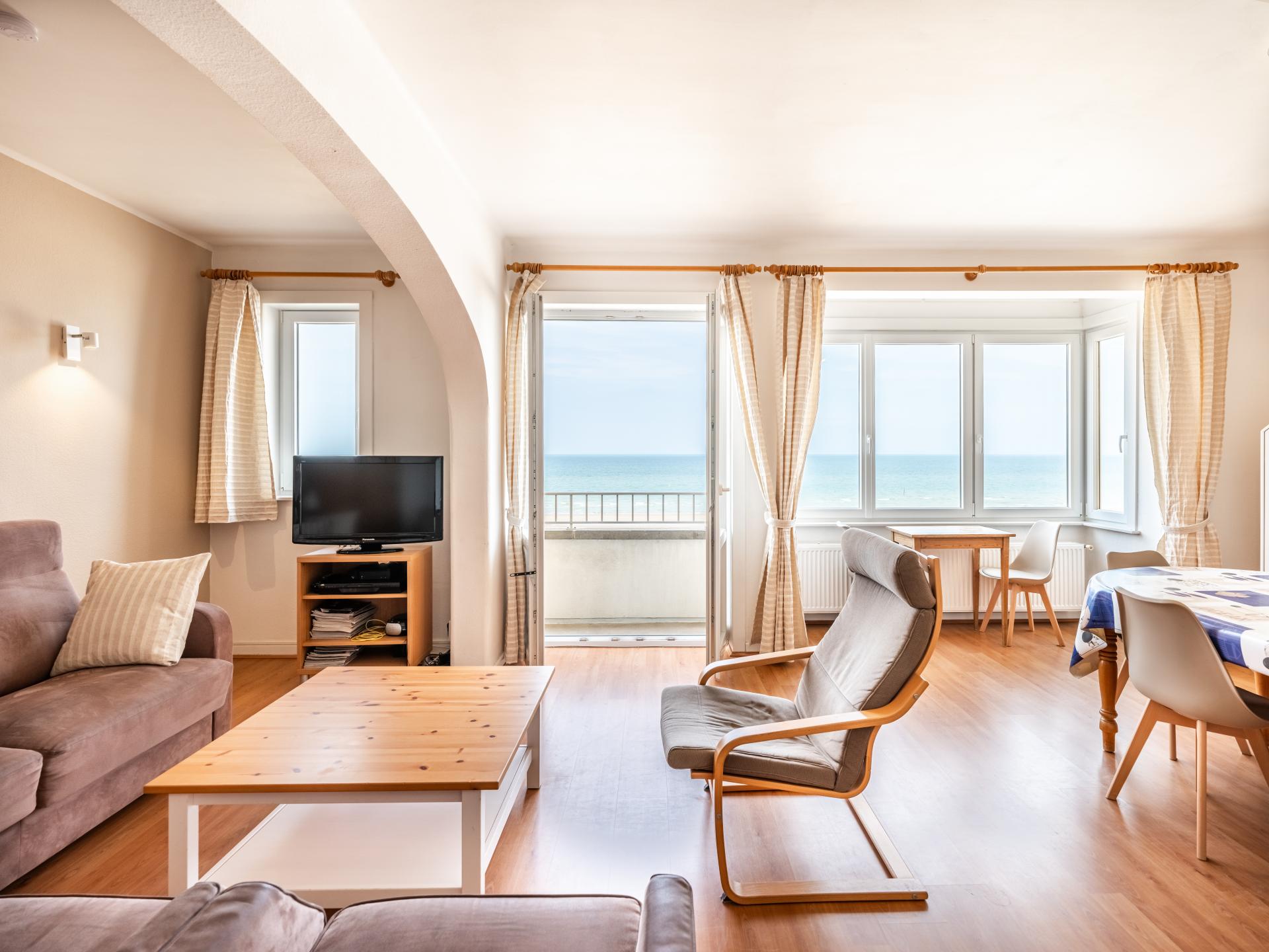 Familieappartement met zeezicht op de dijk van Koksijde voor 8 personen - foto 1