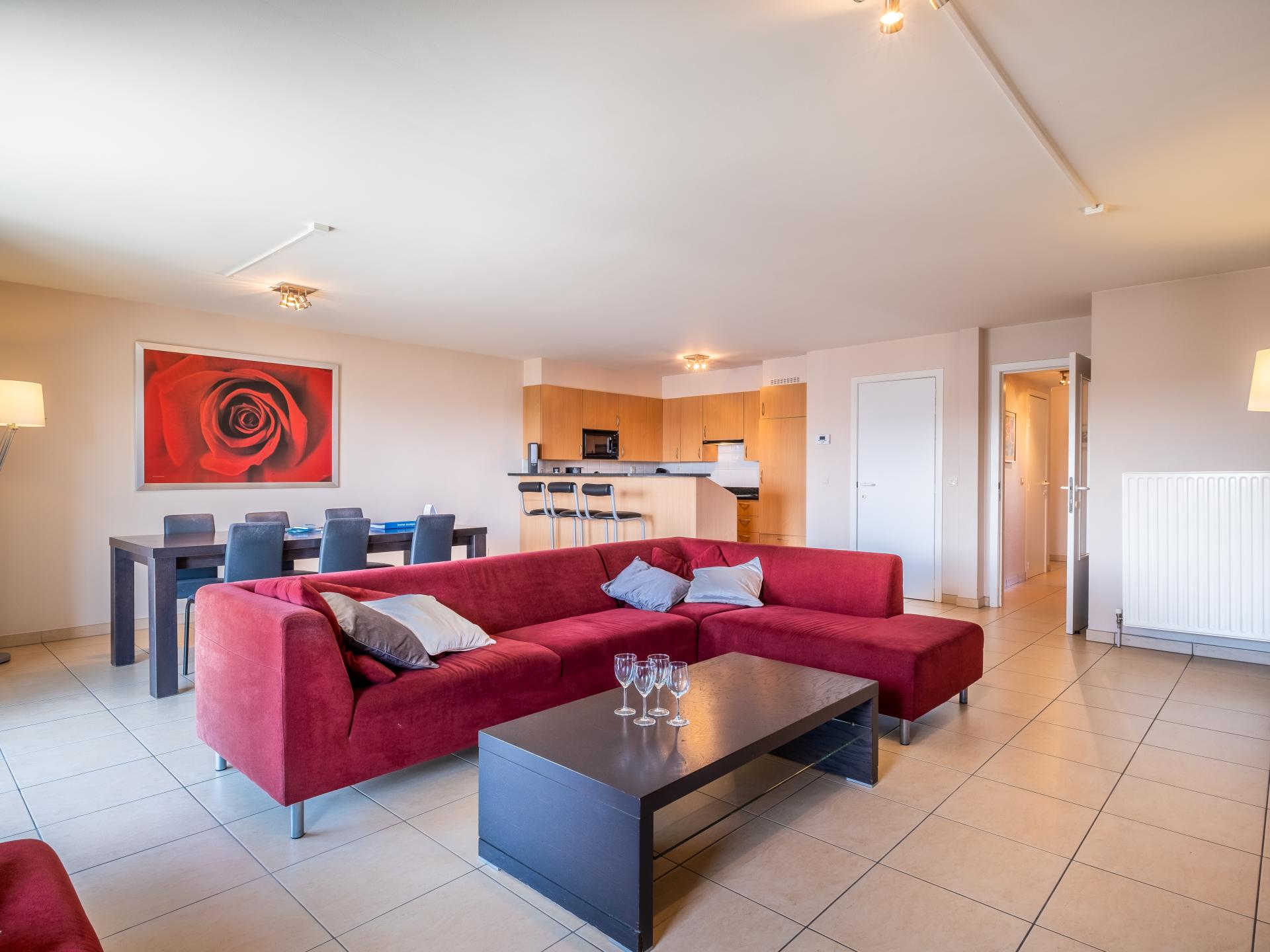 Ruim familieappartement met zeezicht op 150m van het strand in Koksijde - foto 9