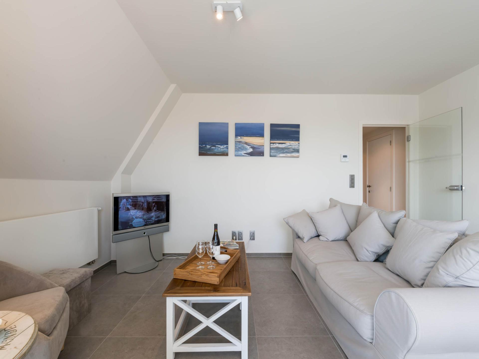 Licht appartement met zonnig terras en zeezicht in Koksijde, op 500m van het strand - foto 9