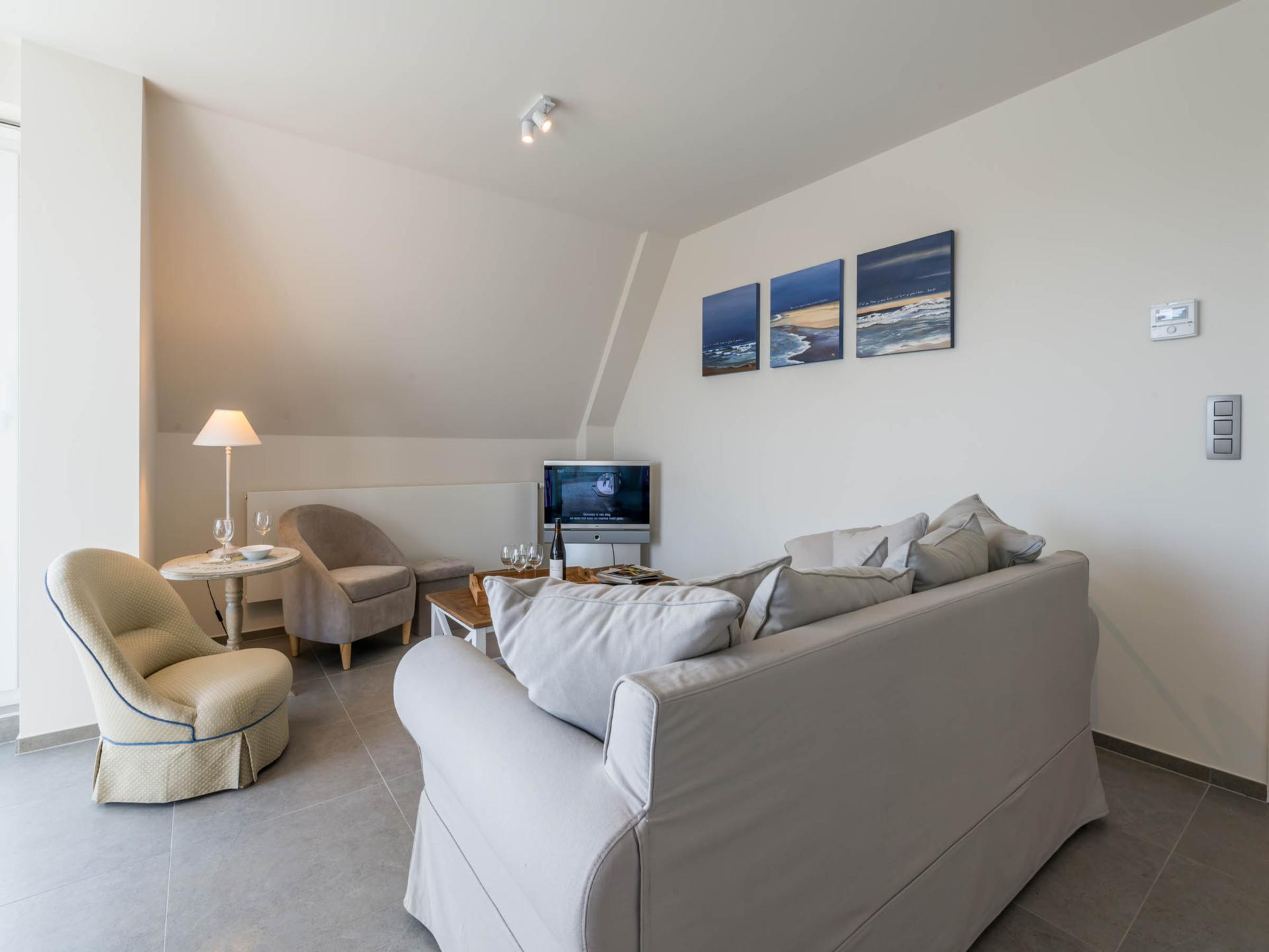 Licht appartement met zonnig terras en zeezicht in Koksijde, op 500m van het strand - foto 8