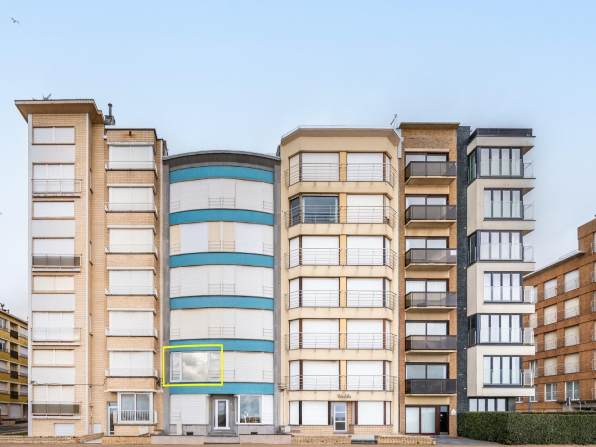 Frontaal zeezicht appartement voor 6 op de zeedijk van Koksijde - foto 6