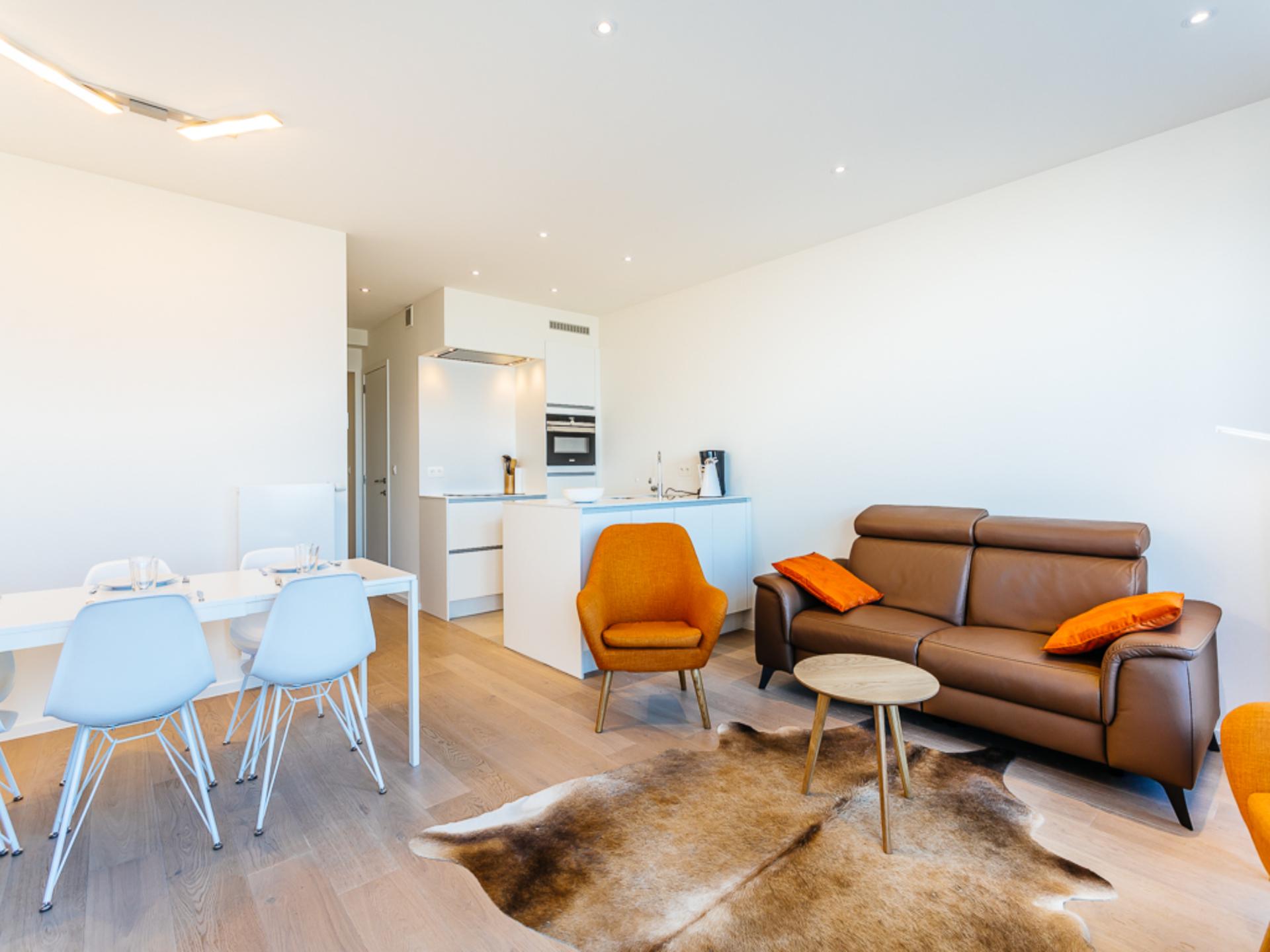 Frontaal zeezicht appartement voor 5 personen op 10 meter van het strand - foto 7