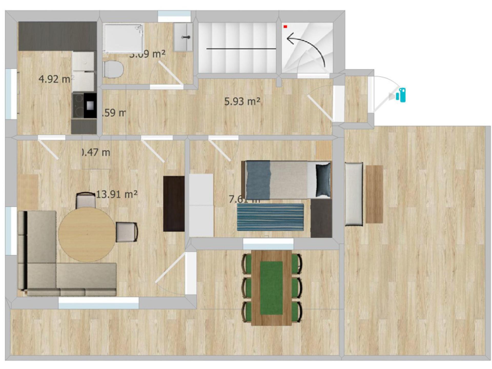 Vrijstaand huis in Oberndorf, 5 pers., tuin & nabij skigebied - foto 24