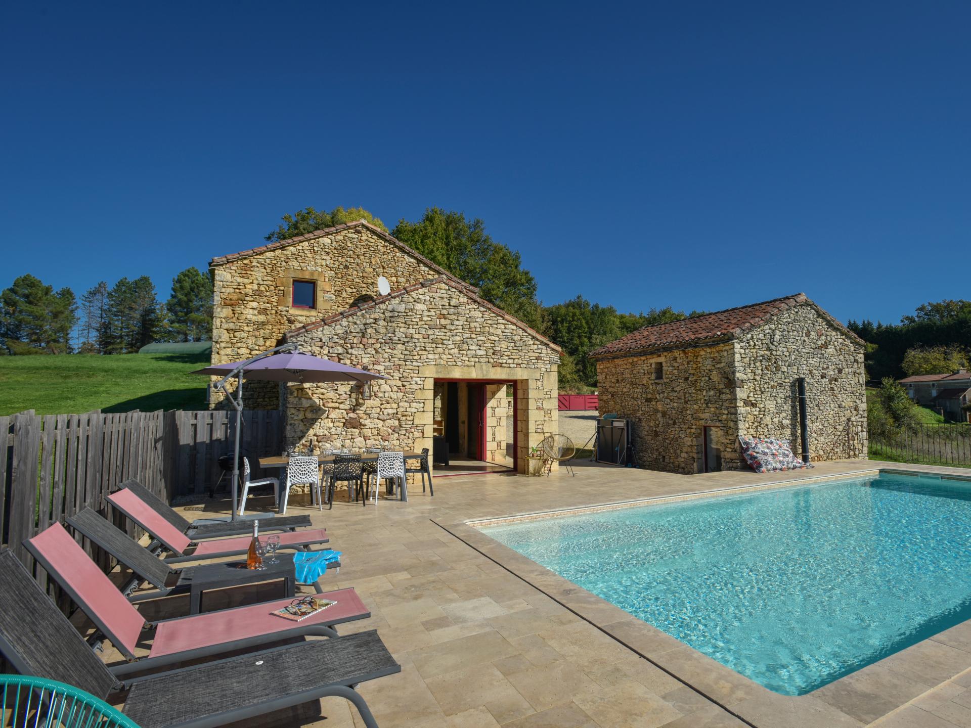 8-persoons vakantiehuis in Prats du Perigord met privézwembad - foto 38