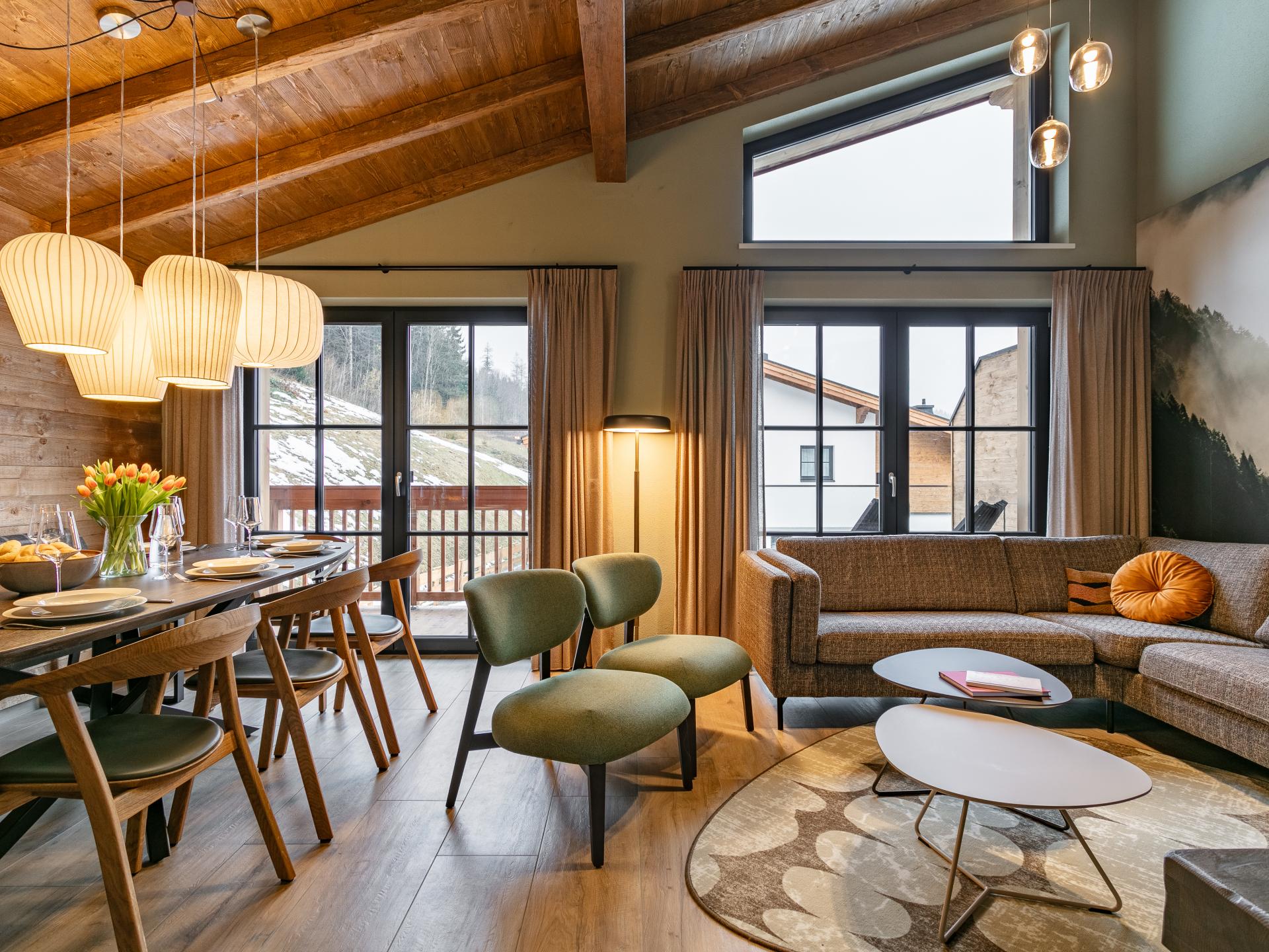 Luxe 8-persoons lodge met privé sauna op 10 minuten van Flachau - foto 3