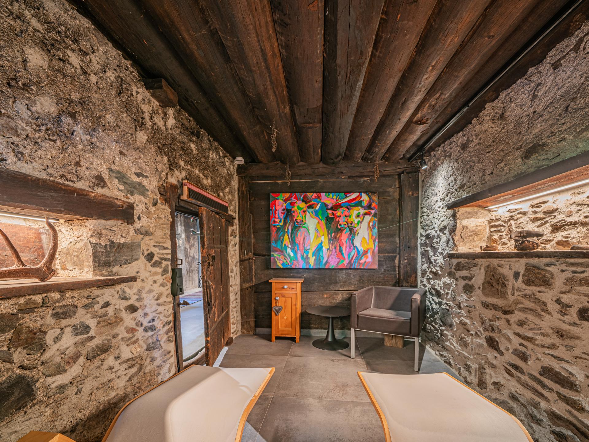 Historisch chalet voor 12 personen met tuin, sauna en bergzicht in Matrei - foto 44