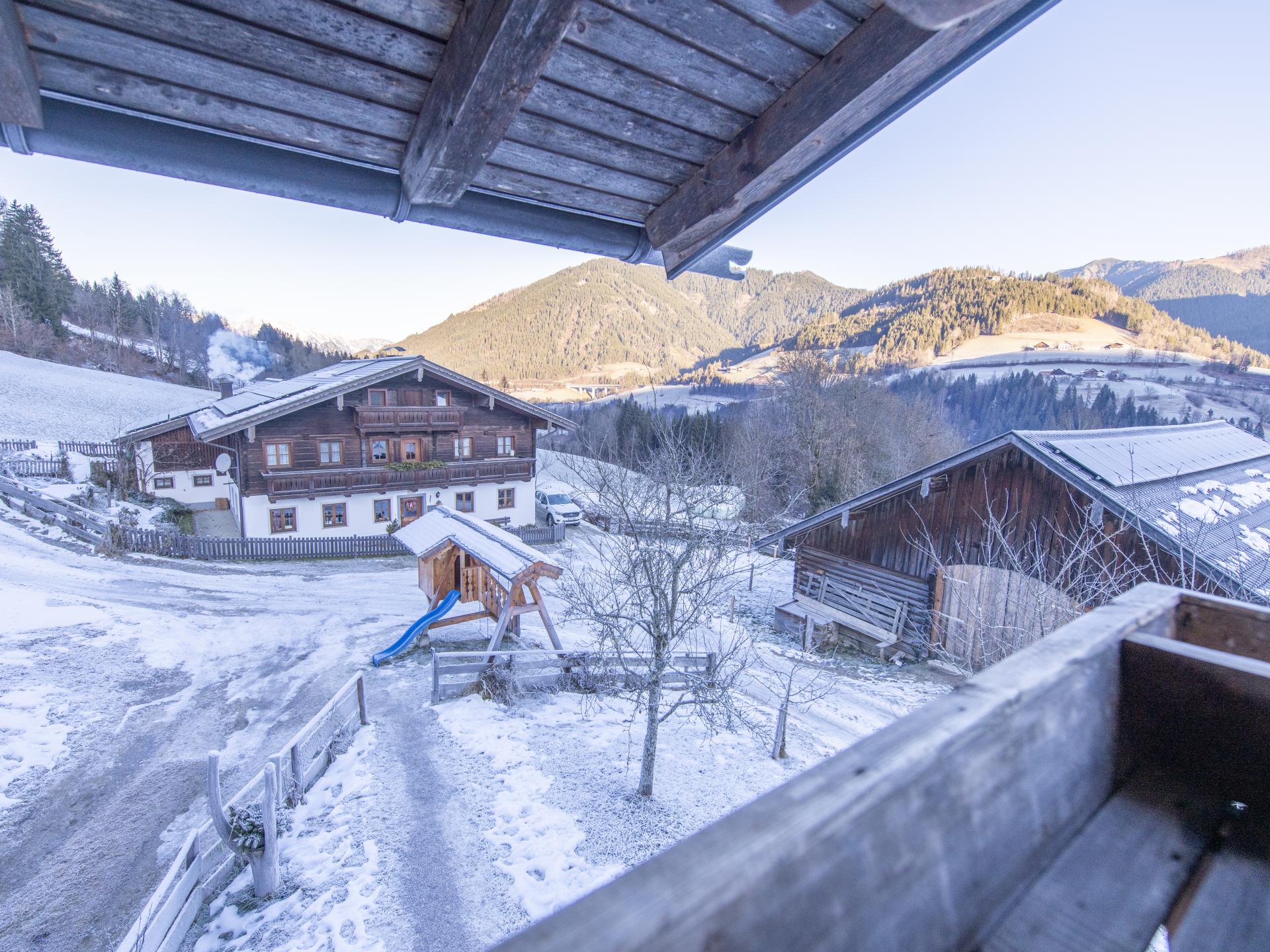 Vrijstaand vakantiehuis op biologische boerderij met panoramisch uitzicht in Hüttau - foto 8