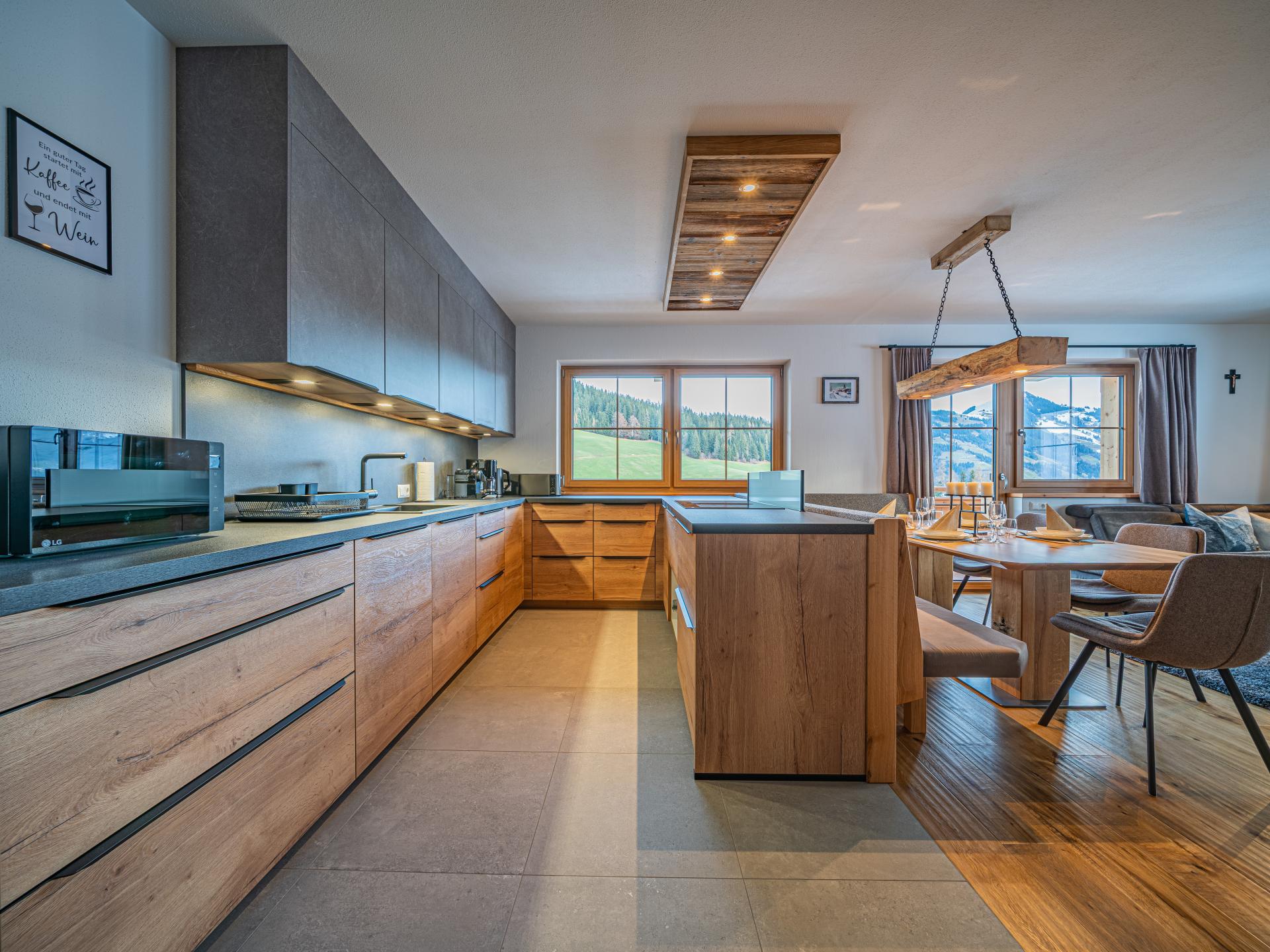 Zonnig appartement met panoramisch bergzicht in Hopfgarten - foto 10