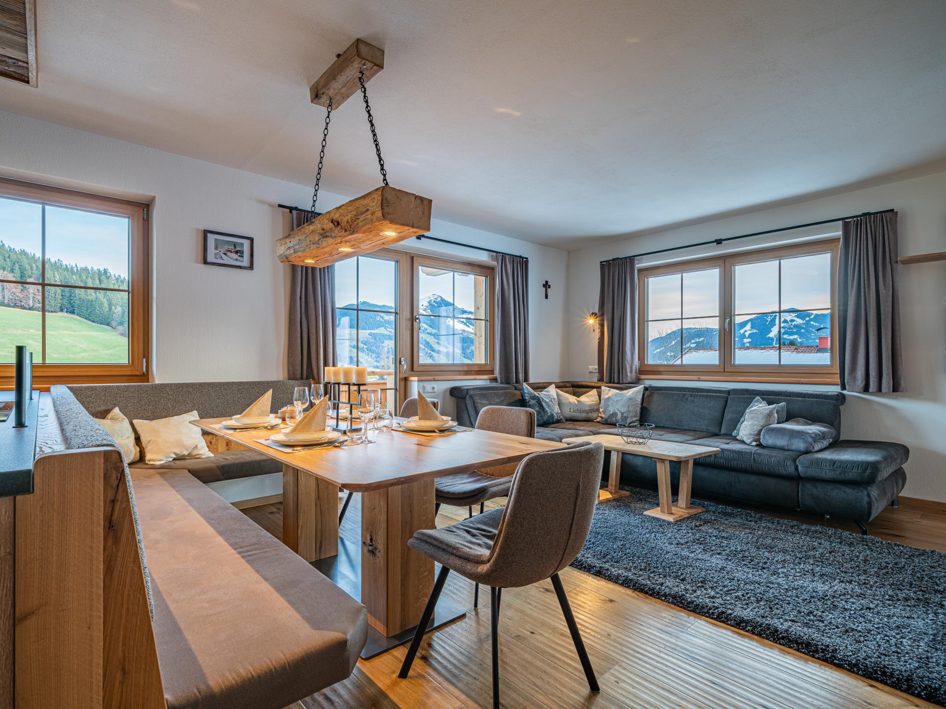 Zonnig appartement met panoramisch bergzicht in Hopfgarten - foto 12