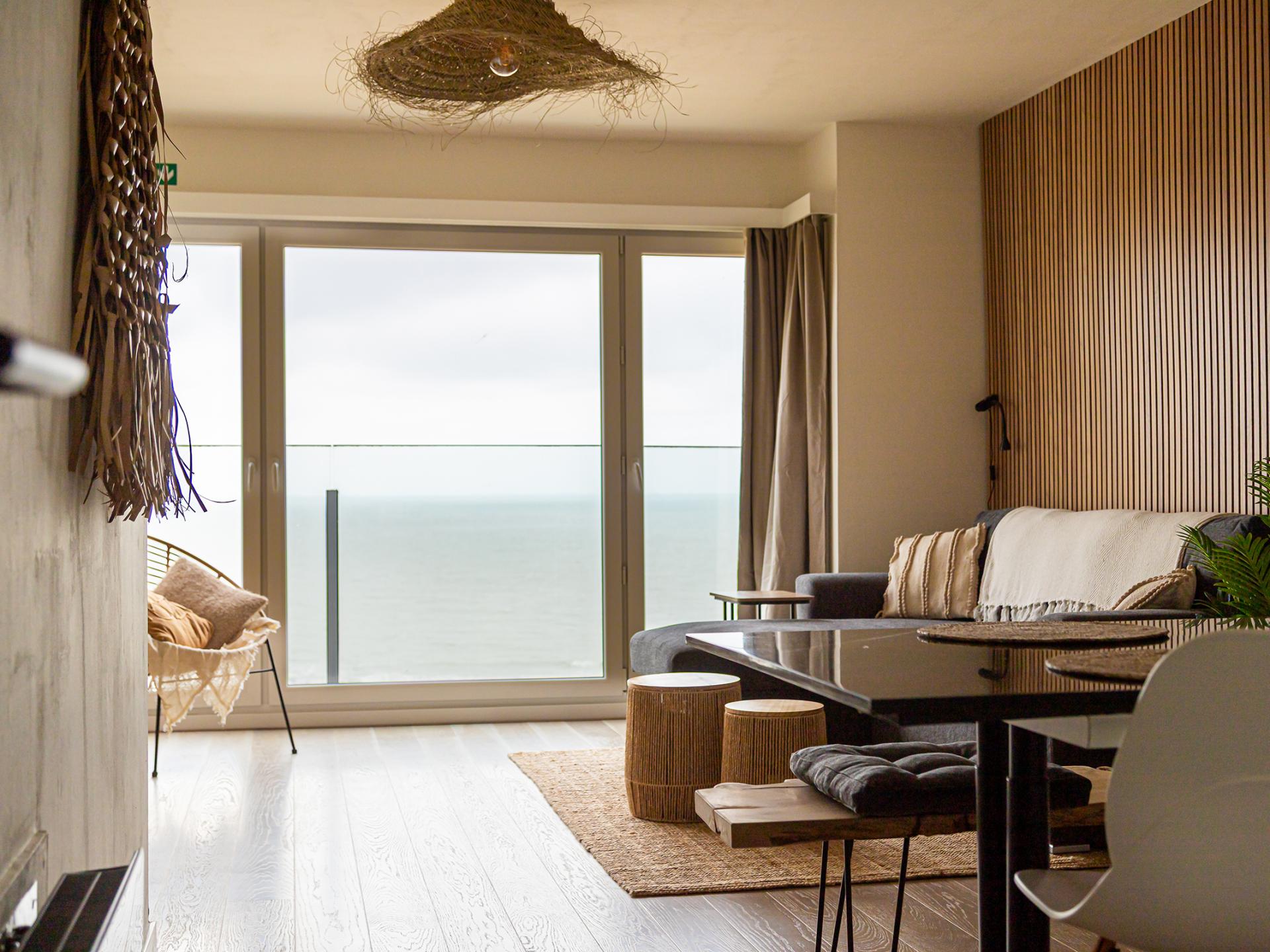 Boho-appartement op de zeedijk met frontaal zeezicht in Westende - foto 5