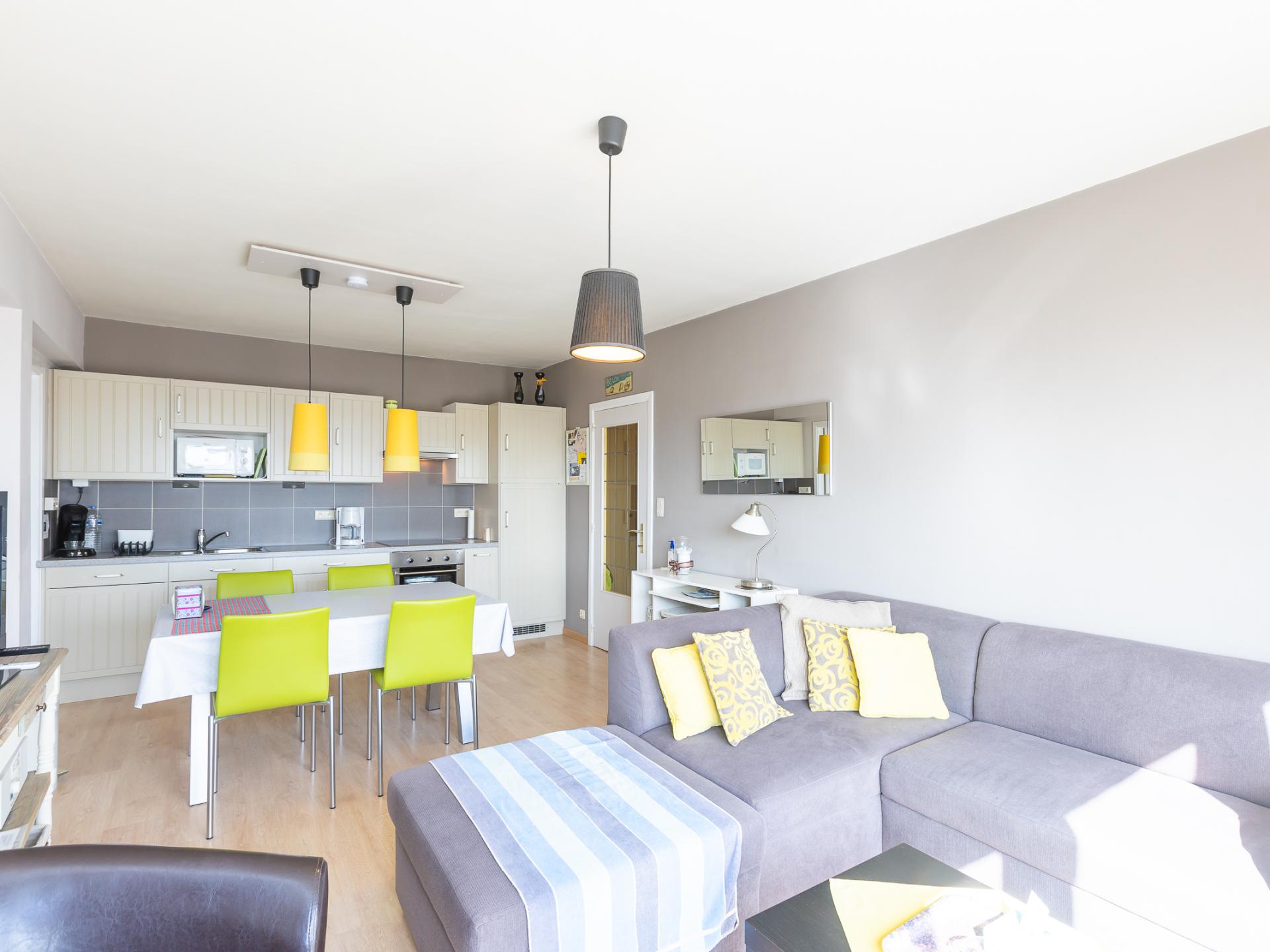 Centraal appartement in Westende voor 4 personen, 2 slaapkamers - foto 1