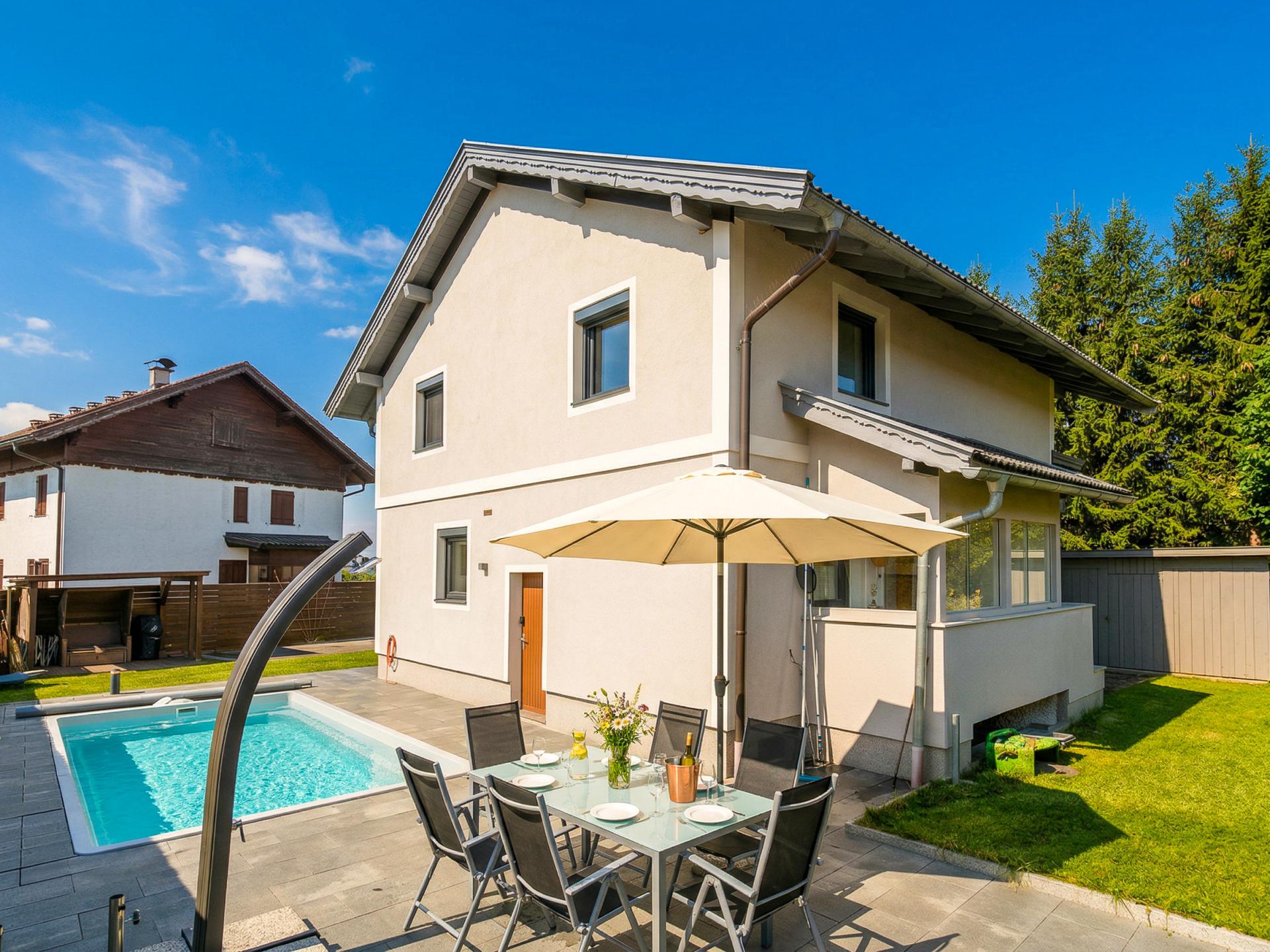 Vrijstaand chalet in Ebbs met privézwembad, sauna en uitzicht op de Alpen - foto 36