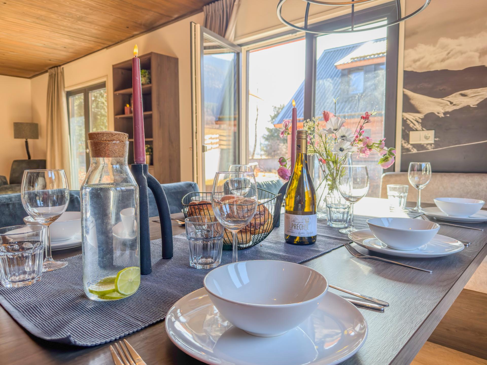 Chalet aan de Afritzer See met privé sauna en uitzicht op de Alpen - foto 20
