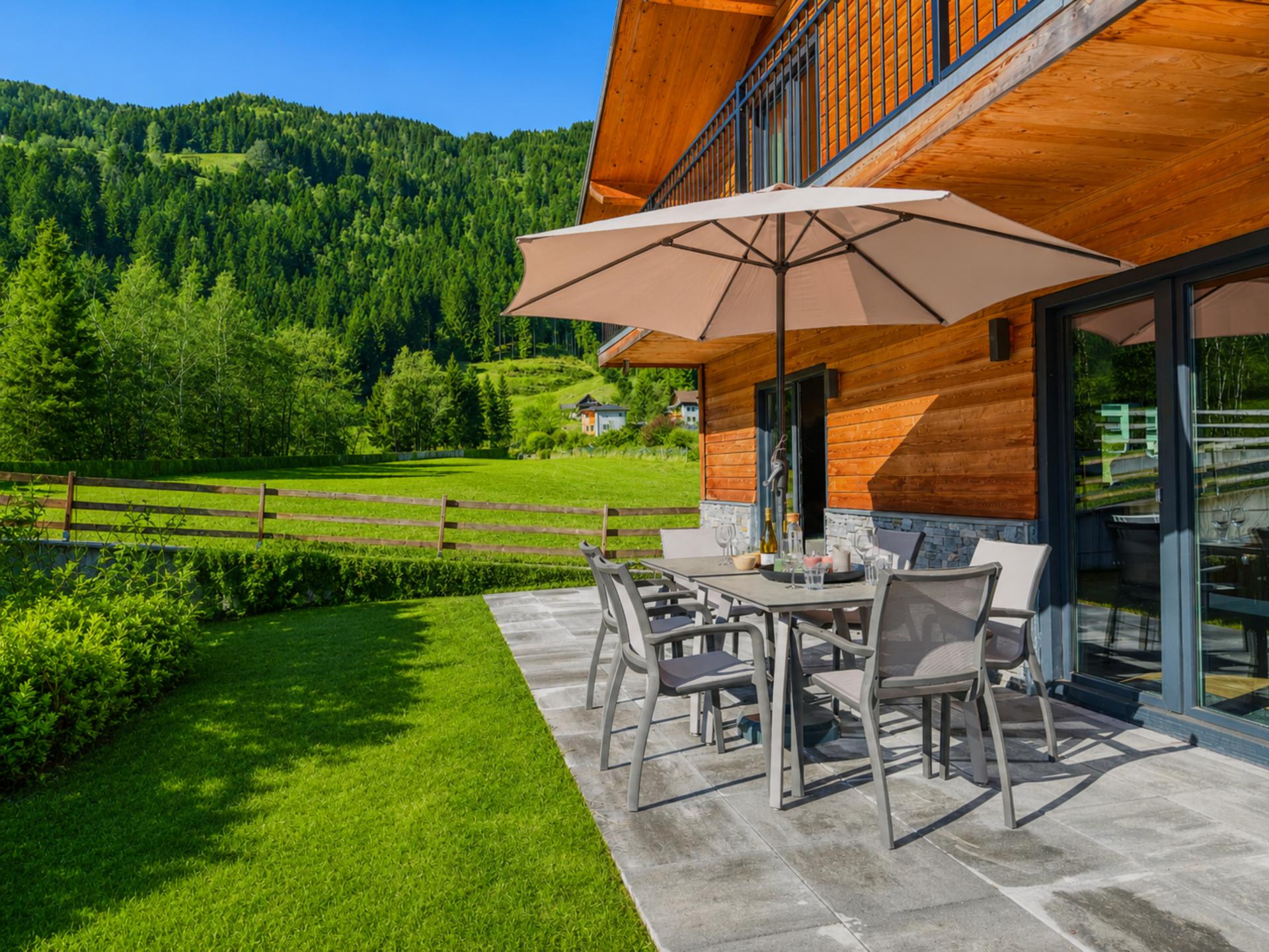 Chalet aan de Afritzer See met privé sauna en uitzicht op de Alpen - foto 2