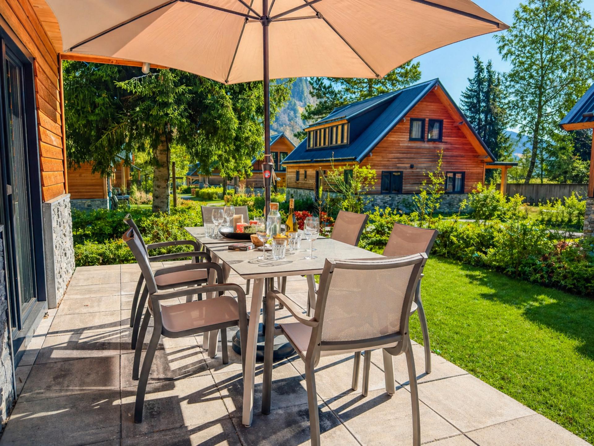 Chalet aan de Afritzer See met privé sauna en uitzicht op de Alpen - foto 12