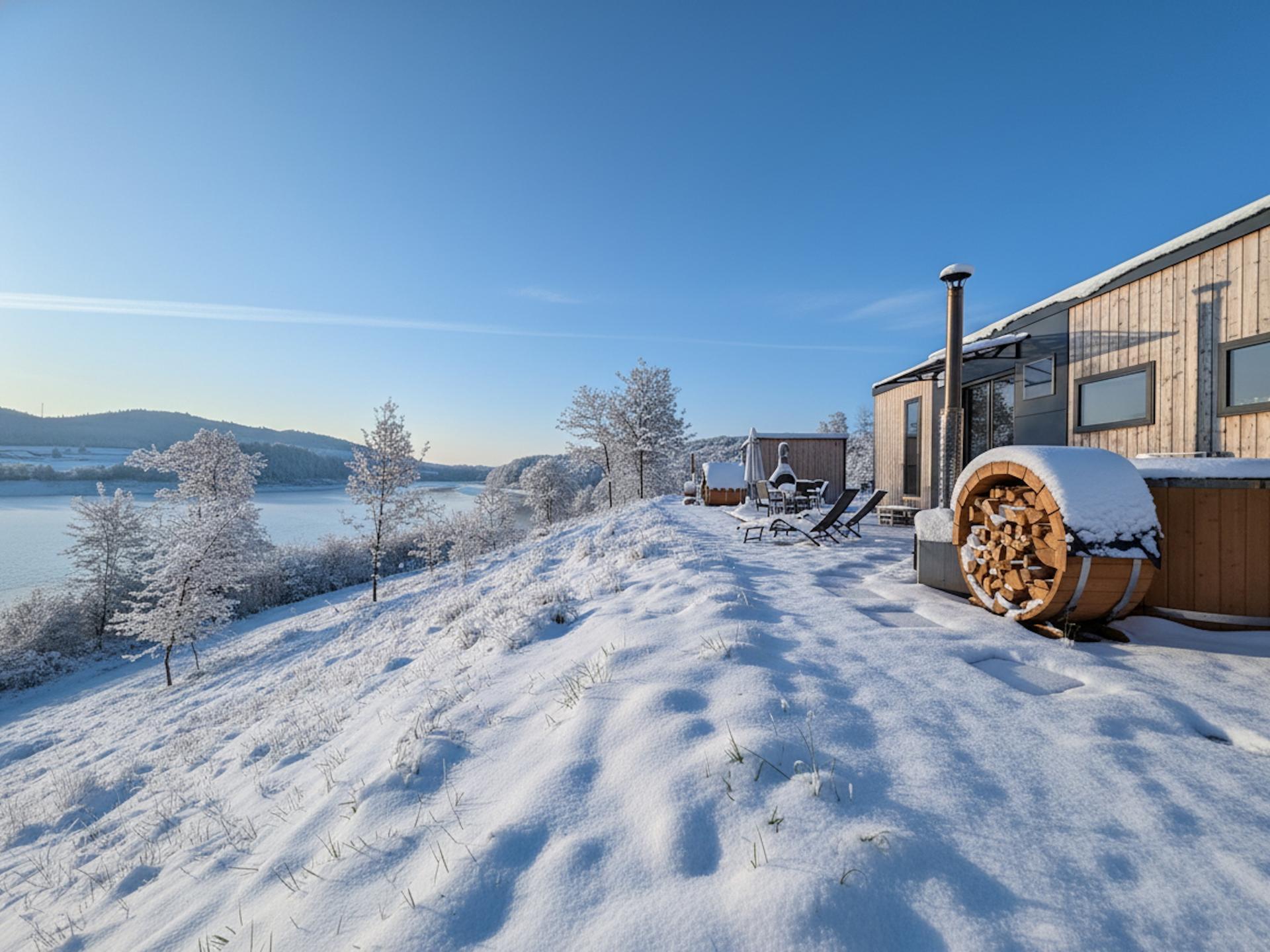 Chalet met sauna, hottub en uitzicht op het meer in het Beierse Woud - foto 28