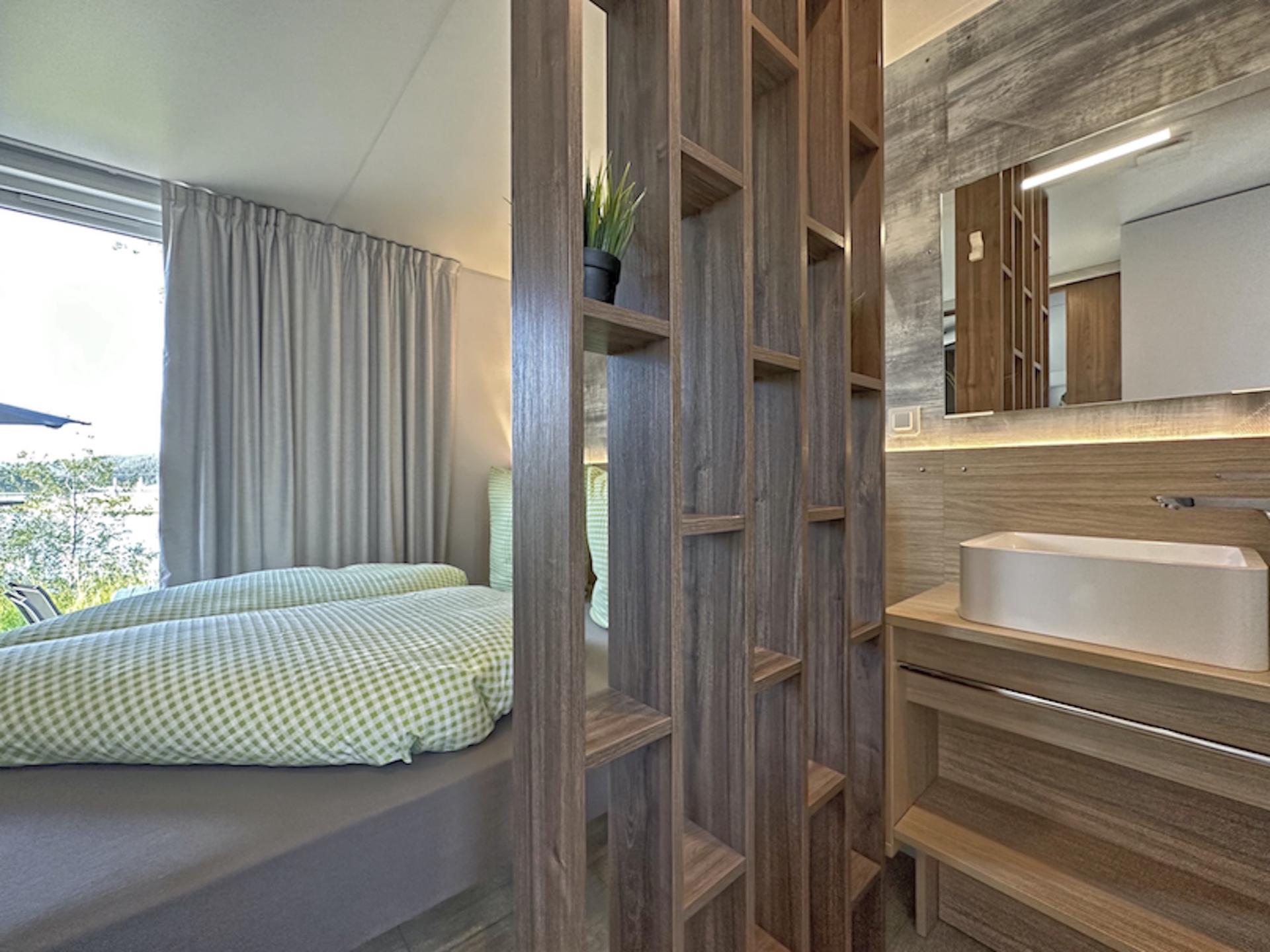 Tiny-Chalet aan het Eixendorfermeer in Beieren – 6 personen, 200m van het water - foto 7