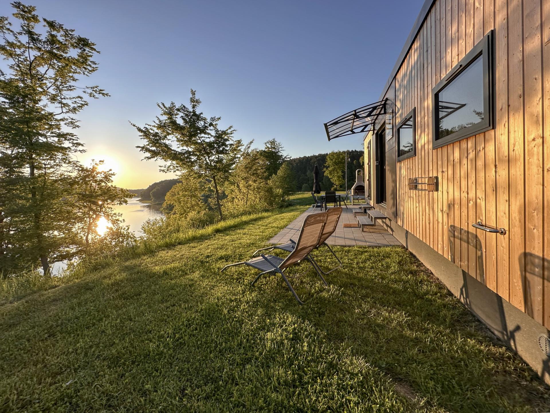 Tiny-Chalet direct aan het meer in Beiers natuurpark – 6 personen - foto 8