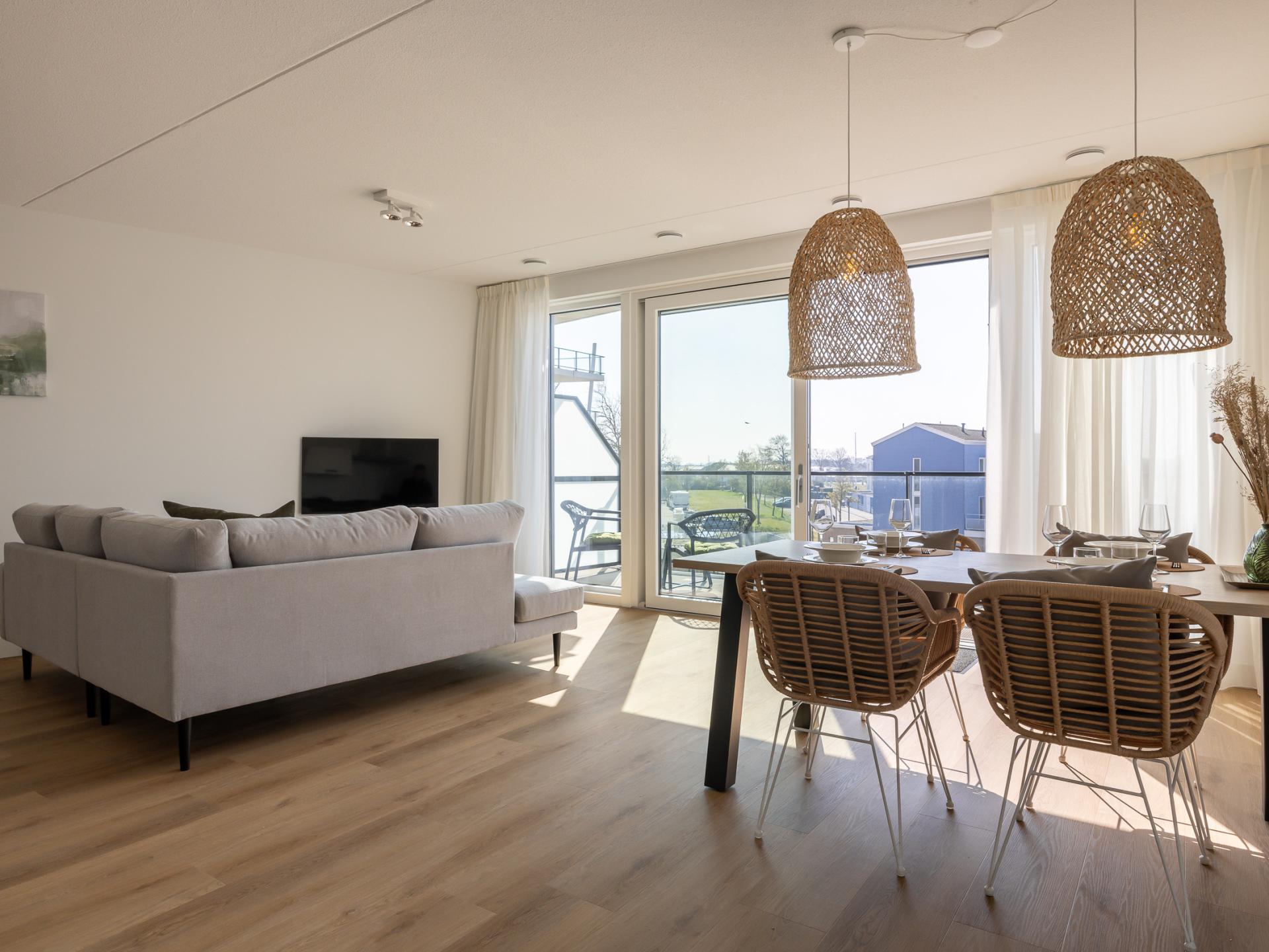 Havenappartement Kortgene met Sunshower en panoramisch uitzicht op het Veerse Meer - foto 19