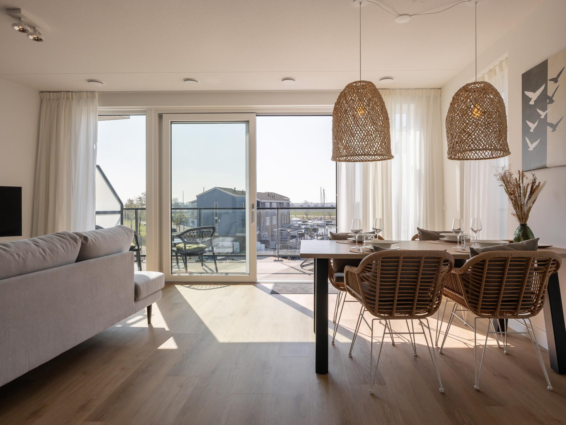 Havenappartement Kortgene met Sunshower en panoramisch uitzicht op het Veerse Meer - foto 12